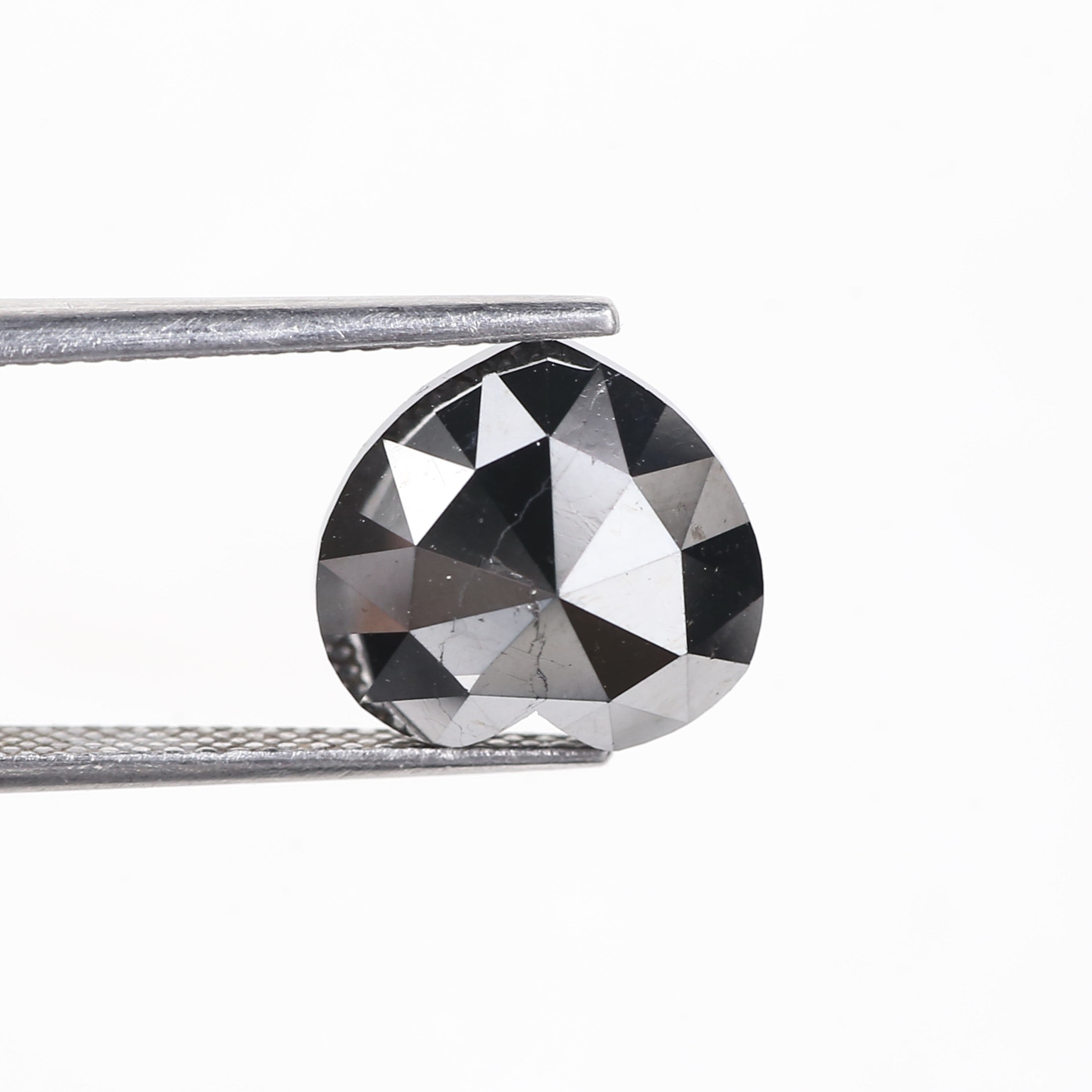 5.90 Carat Natural Black Heart Diamond 10.30 MM
