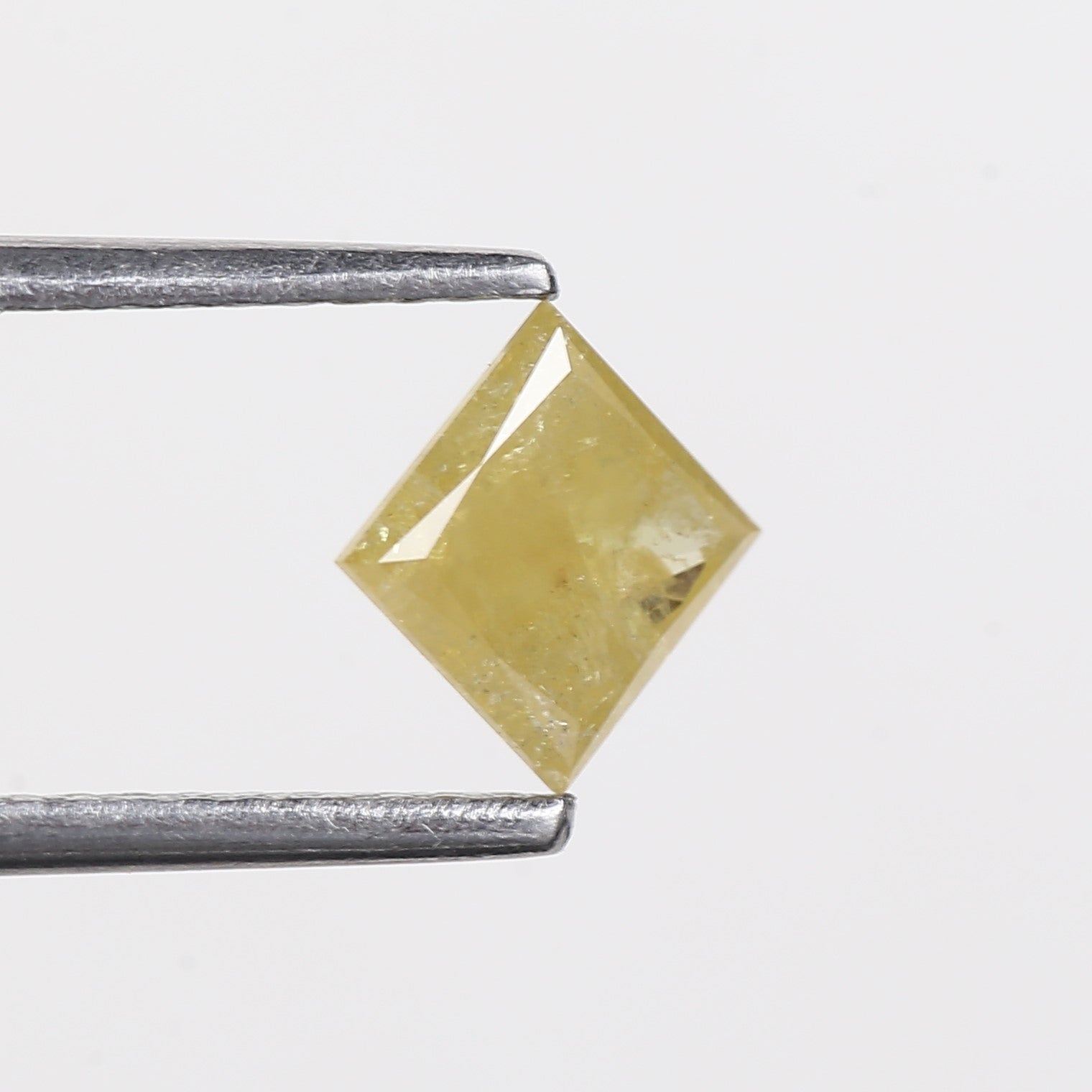 0.61 Carat Natural Yellow Princess Salt Pepper Diamond 5 MM