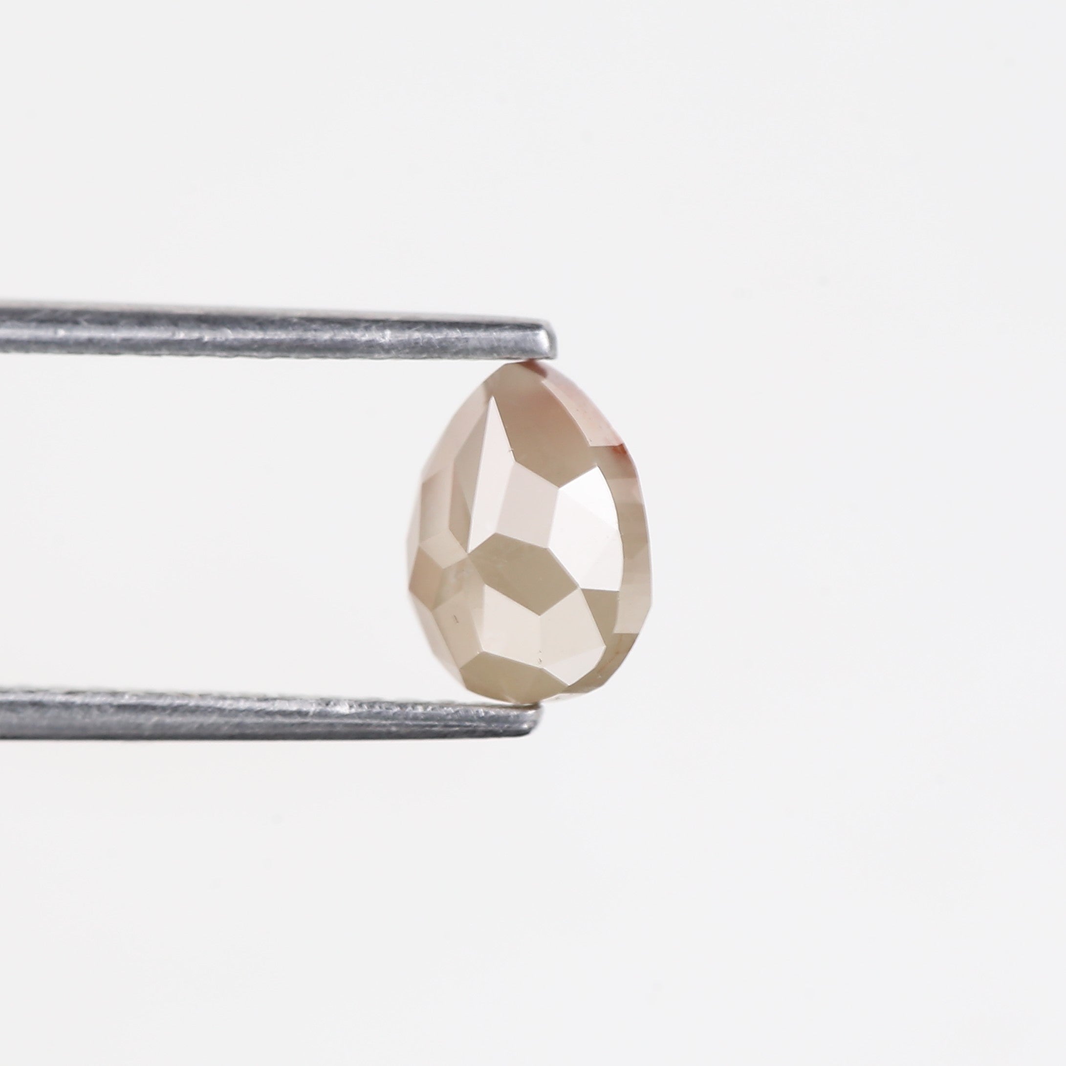 1.17 Carat Natural Pear Cut Salt and Pepper Diamond 7.3 MM