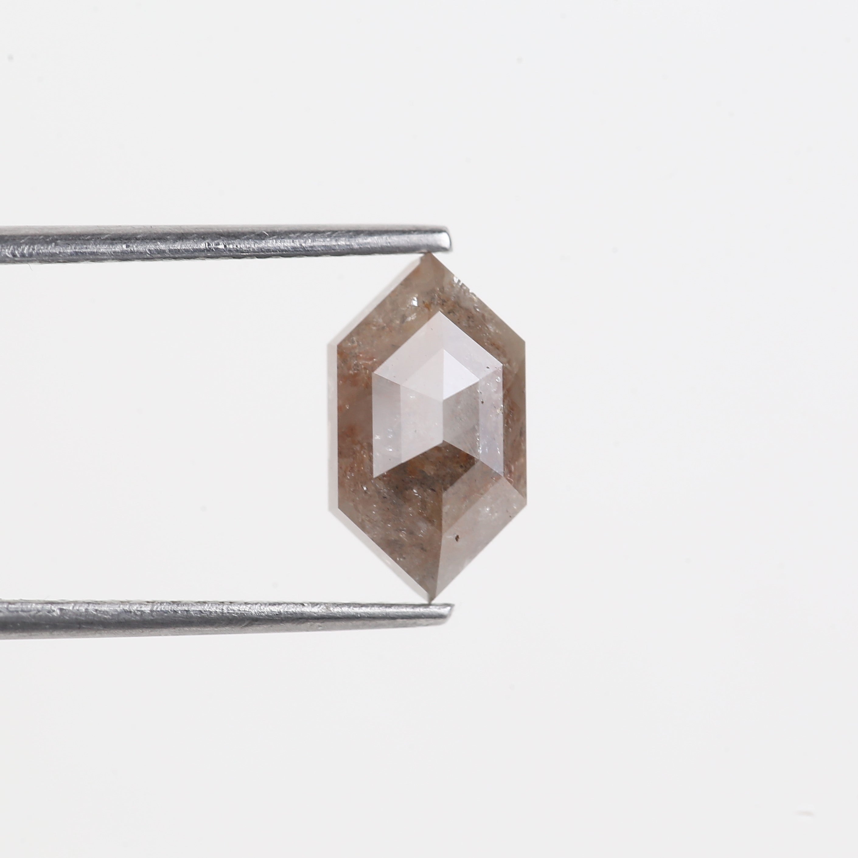 2.40 Carat Natural Hexagon Cut Diamond 10.91 MM
