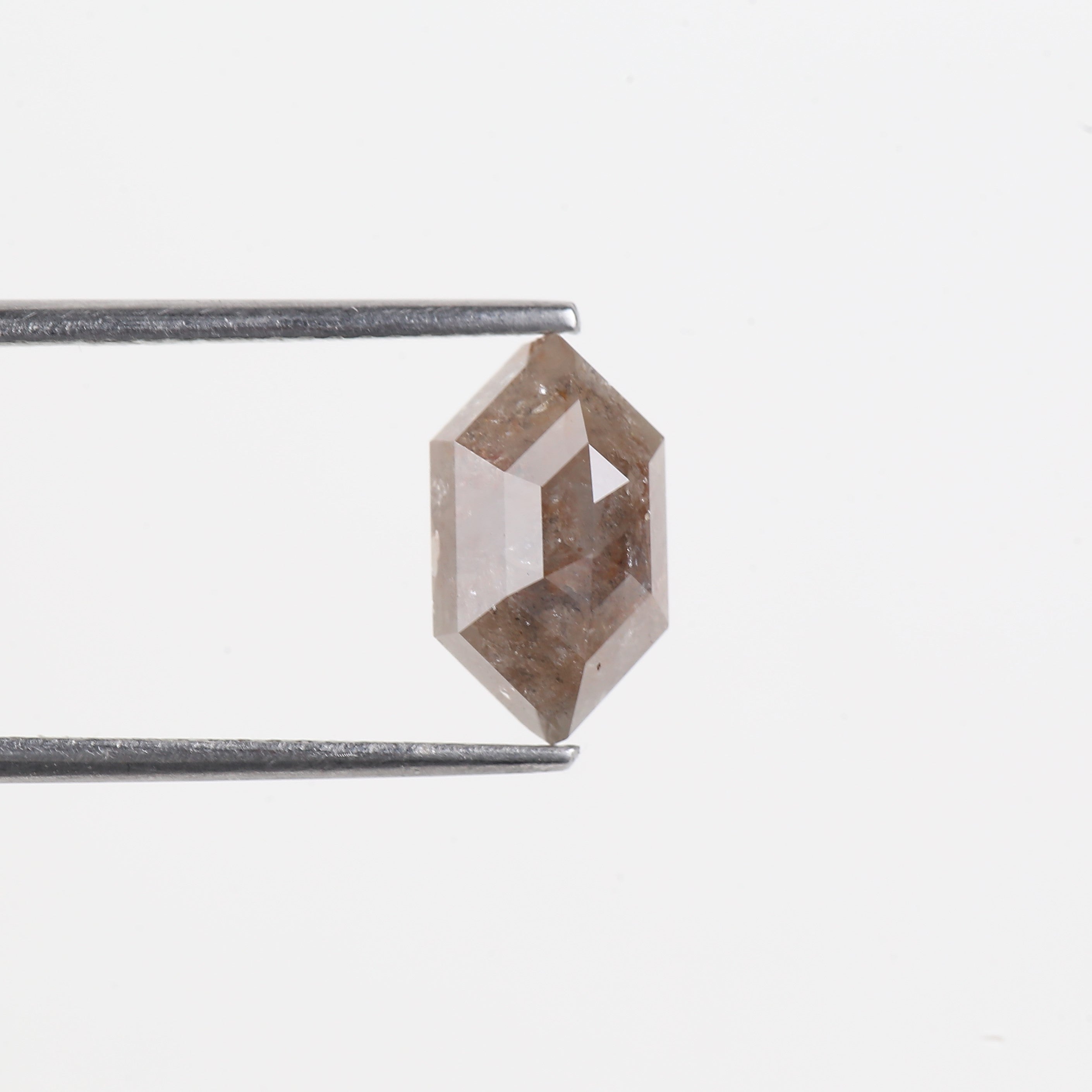 2.40 Carat Natural Hexagon Cut Diamond 10.91 MM