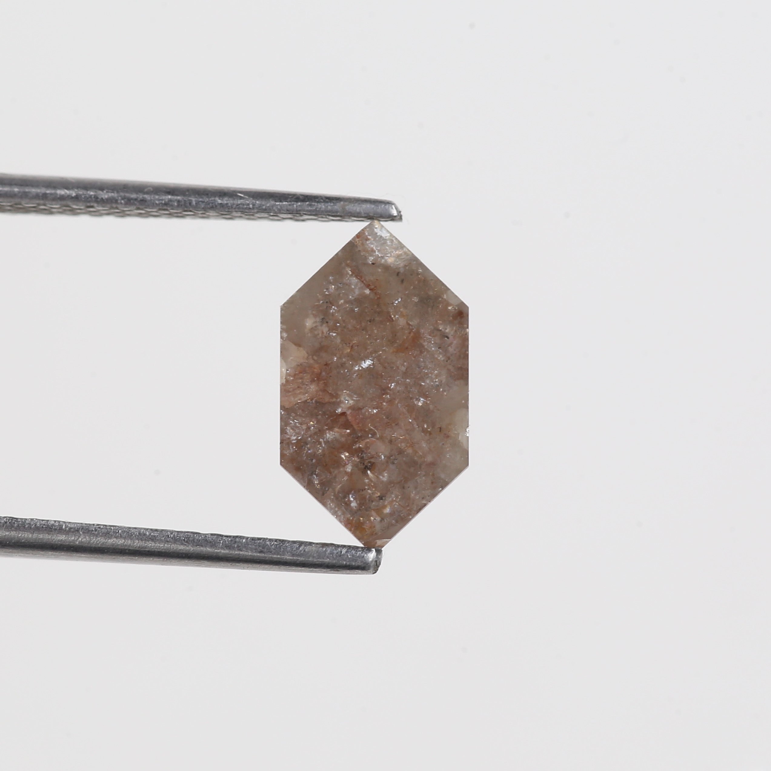 2.40 Carat Natural Hexagon Cut Diamond 10.91 MM