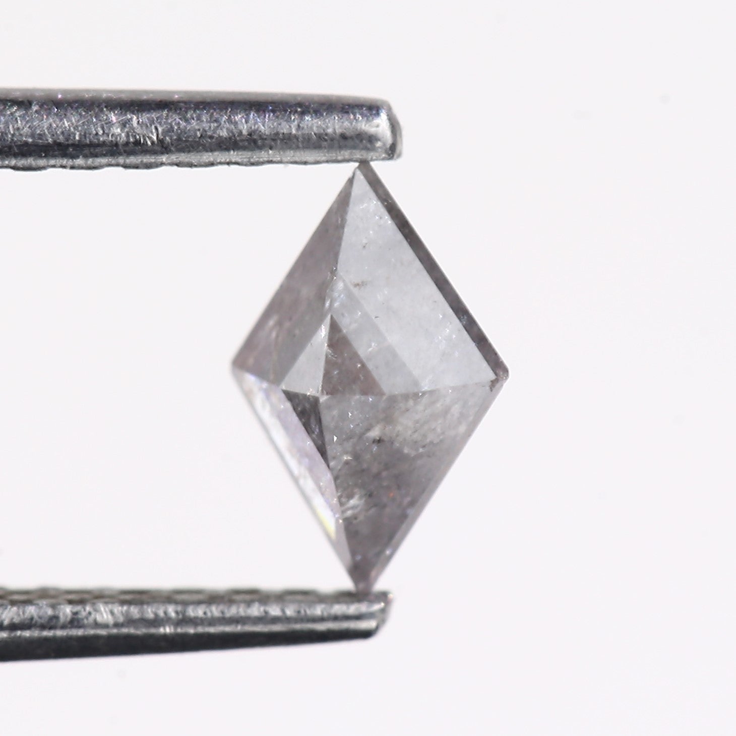 0.31 Carat Natural Gray Lozenge Salt And Pepper Diamond 6.32 MM