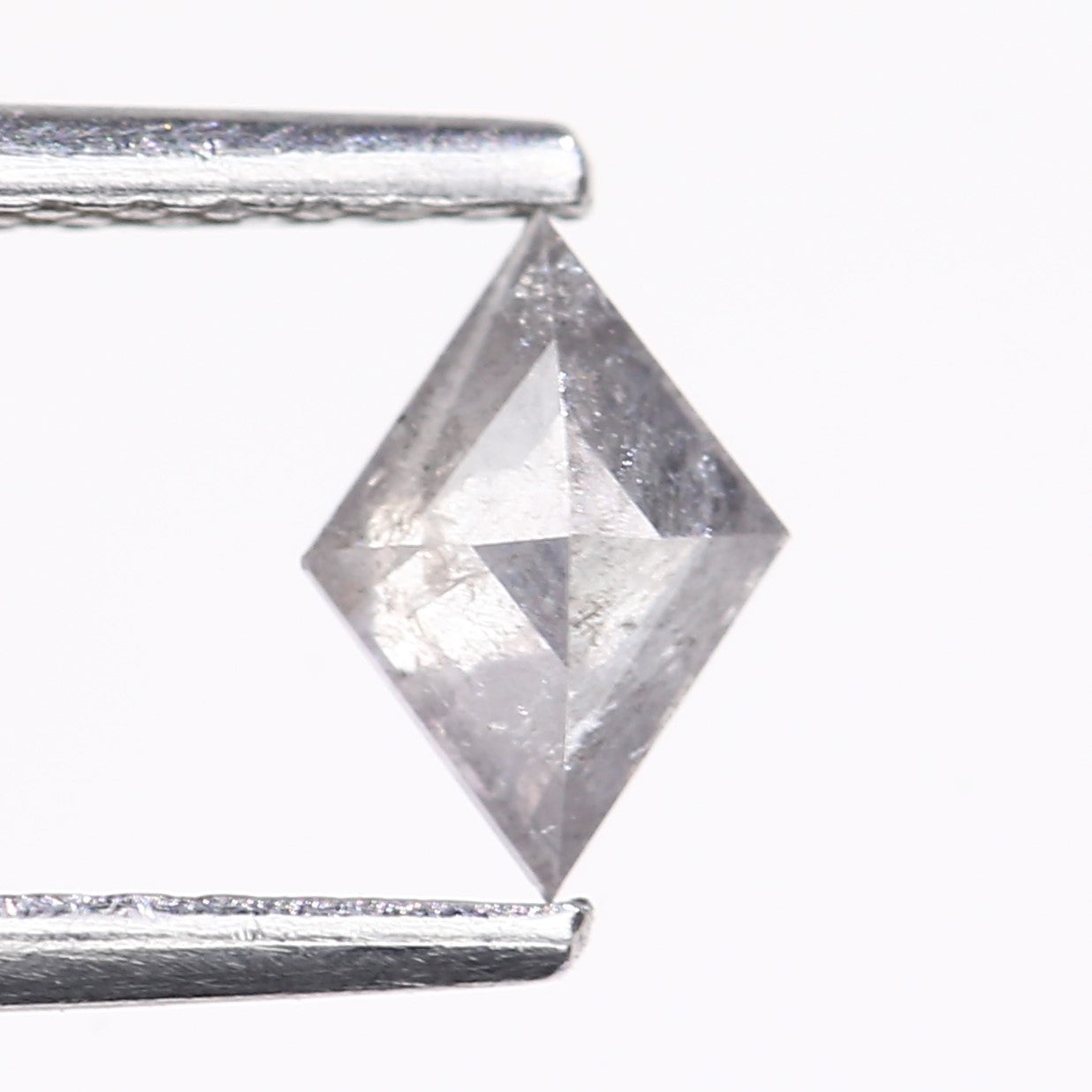 0.31 Carat Natural Gray Lozenge Salt And Pepper Diamond 6.32 MM