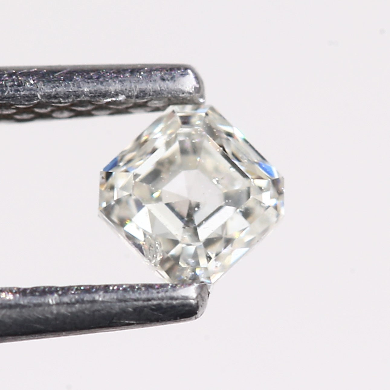 0.29 Carat Asscher Cut Loose Clear White Natural Diamond 3.30 MM