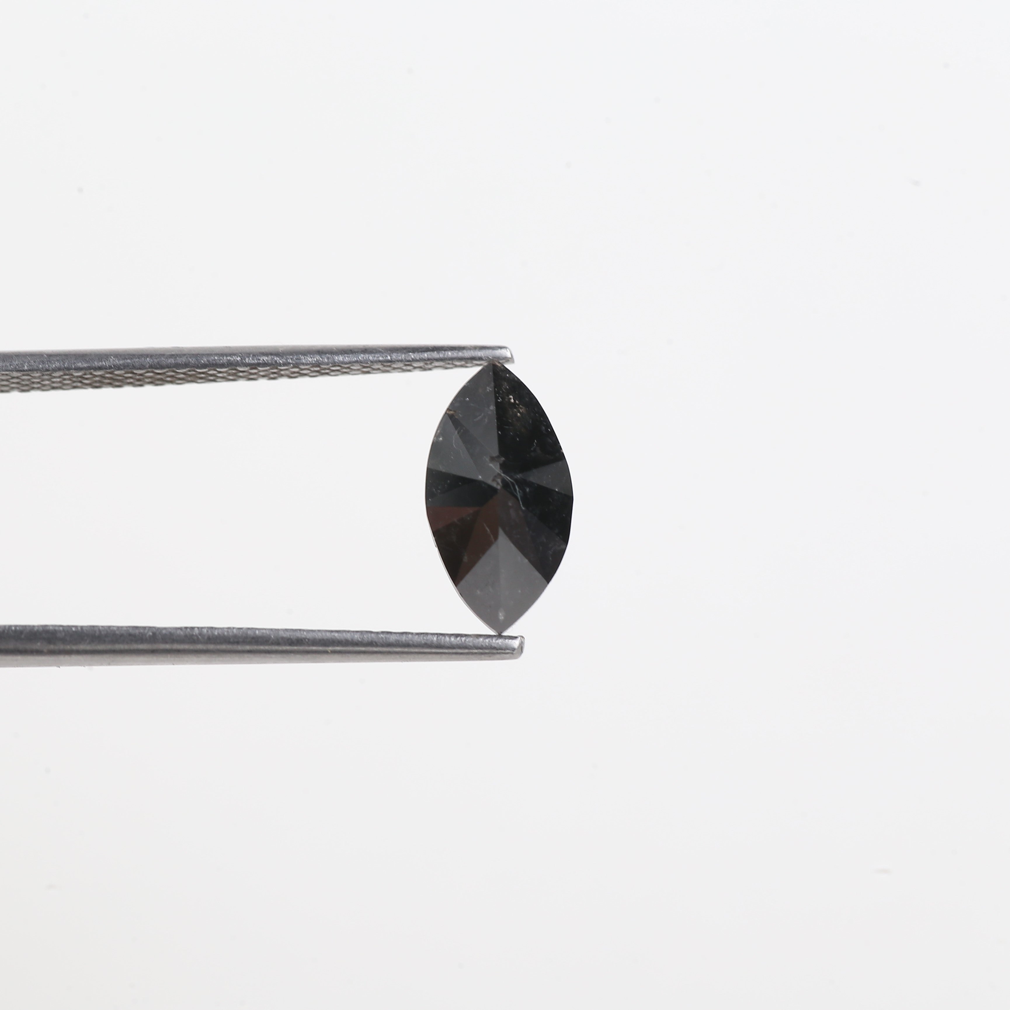 1.62 Carat Salt And Pepper Diamond Marquise Cut Natural Diamond 10.93 MM