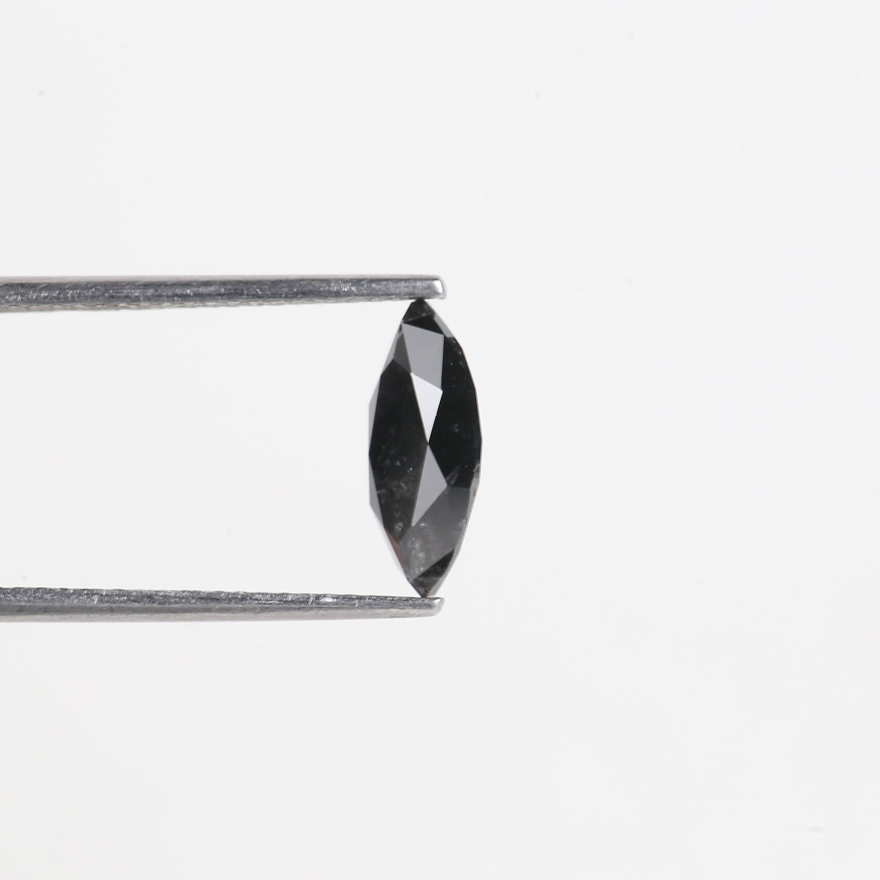 1.62 Carat Salt And Pepper Diamond Marquise Cut Natural Diamond 10.93 MM