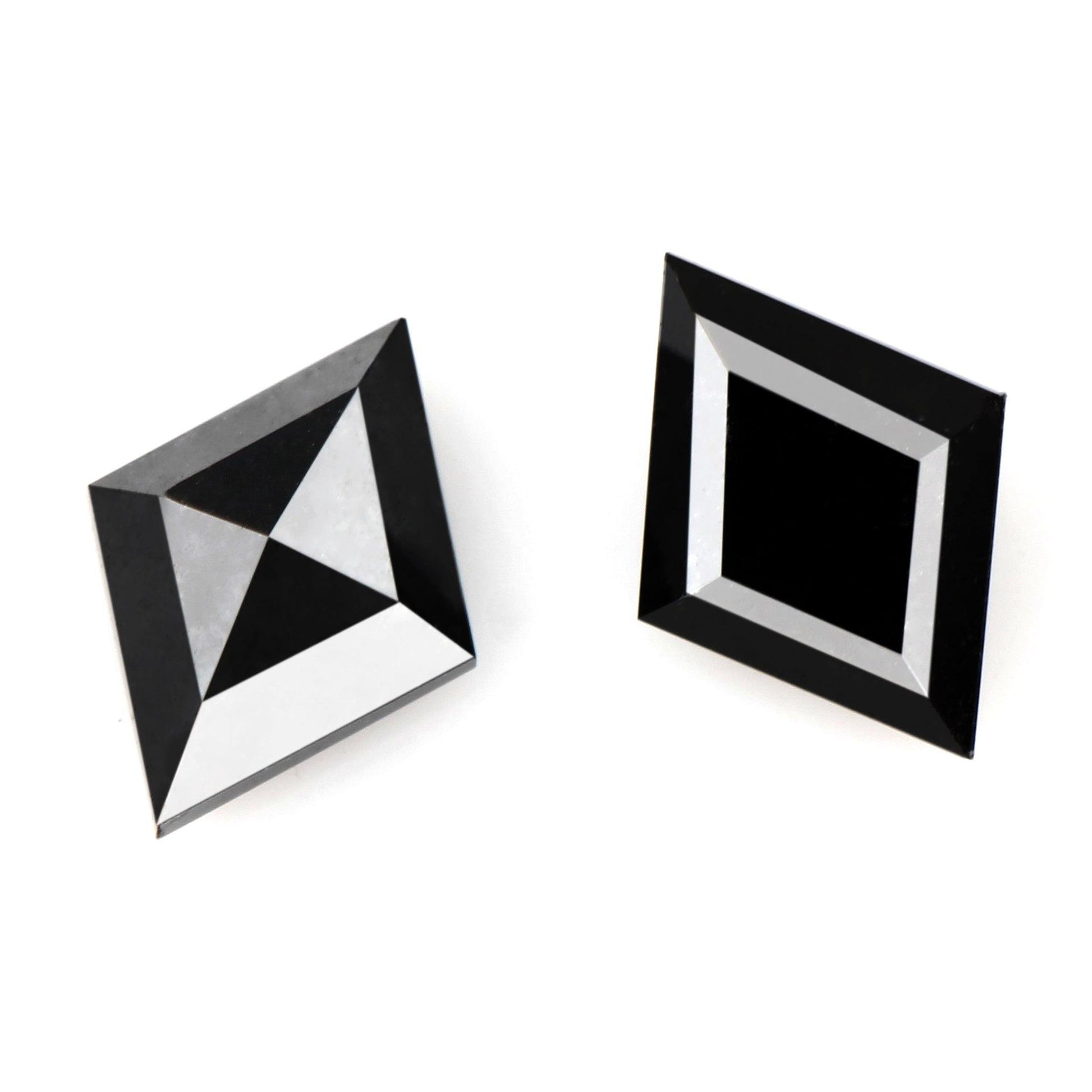 lozenge calibrated fancy black diamond