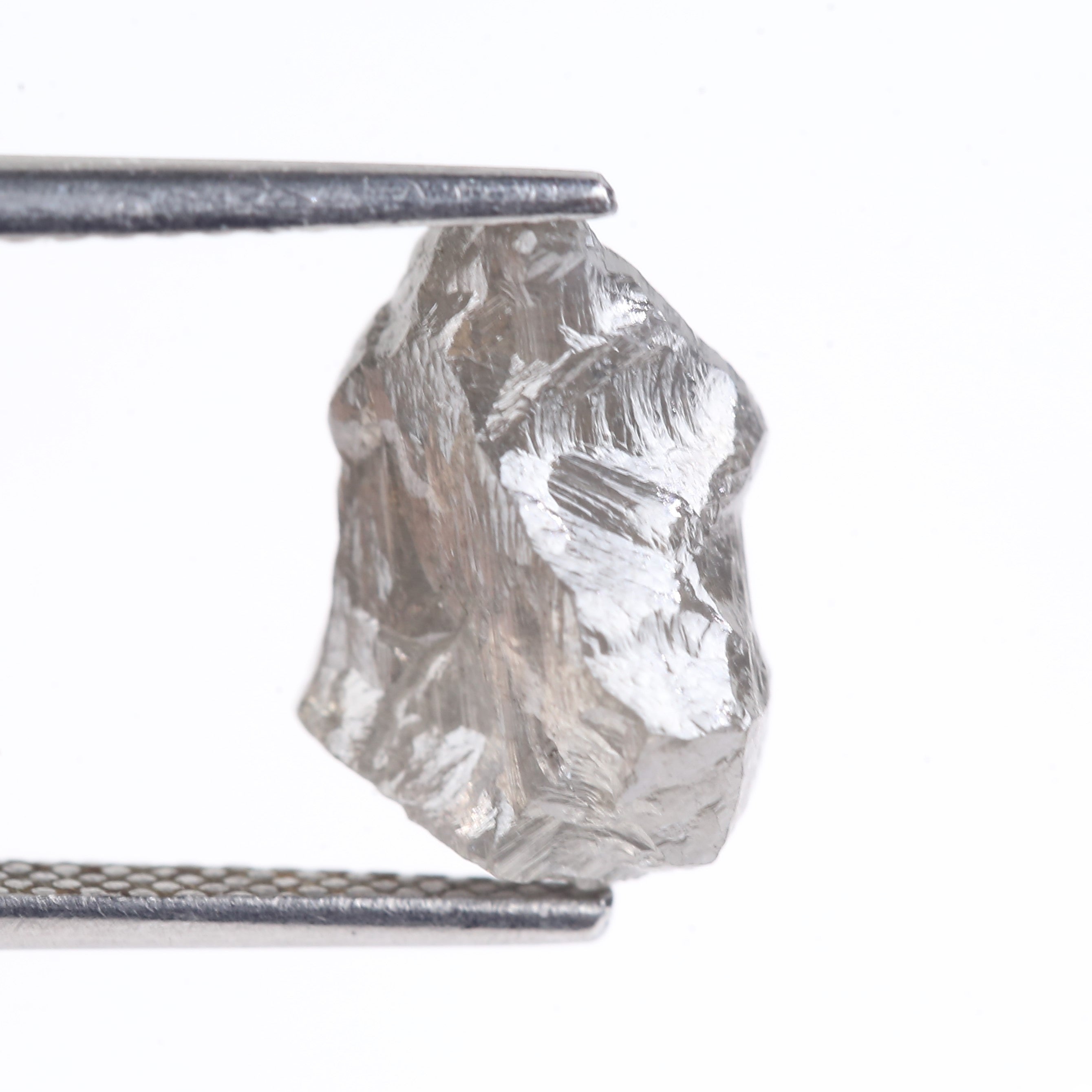 4.22 Carat Natural Rough Diamond Uncut Raw Gray Diamond 11.30 MM