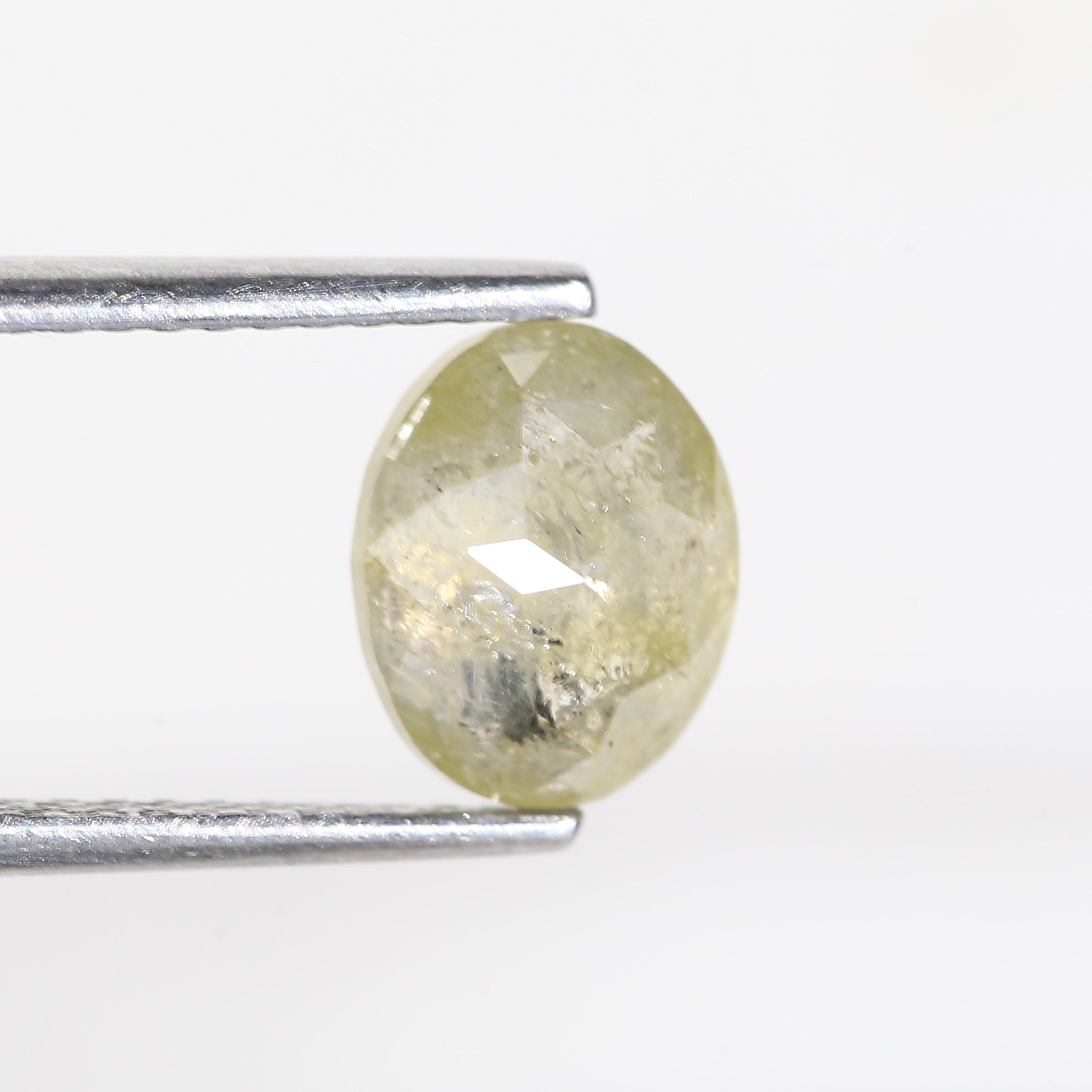 1.6 Carat Celestial Oval Cut Salt and Pepper Diamond 7.7 MM