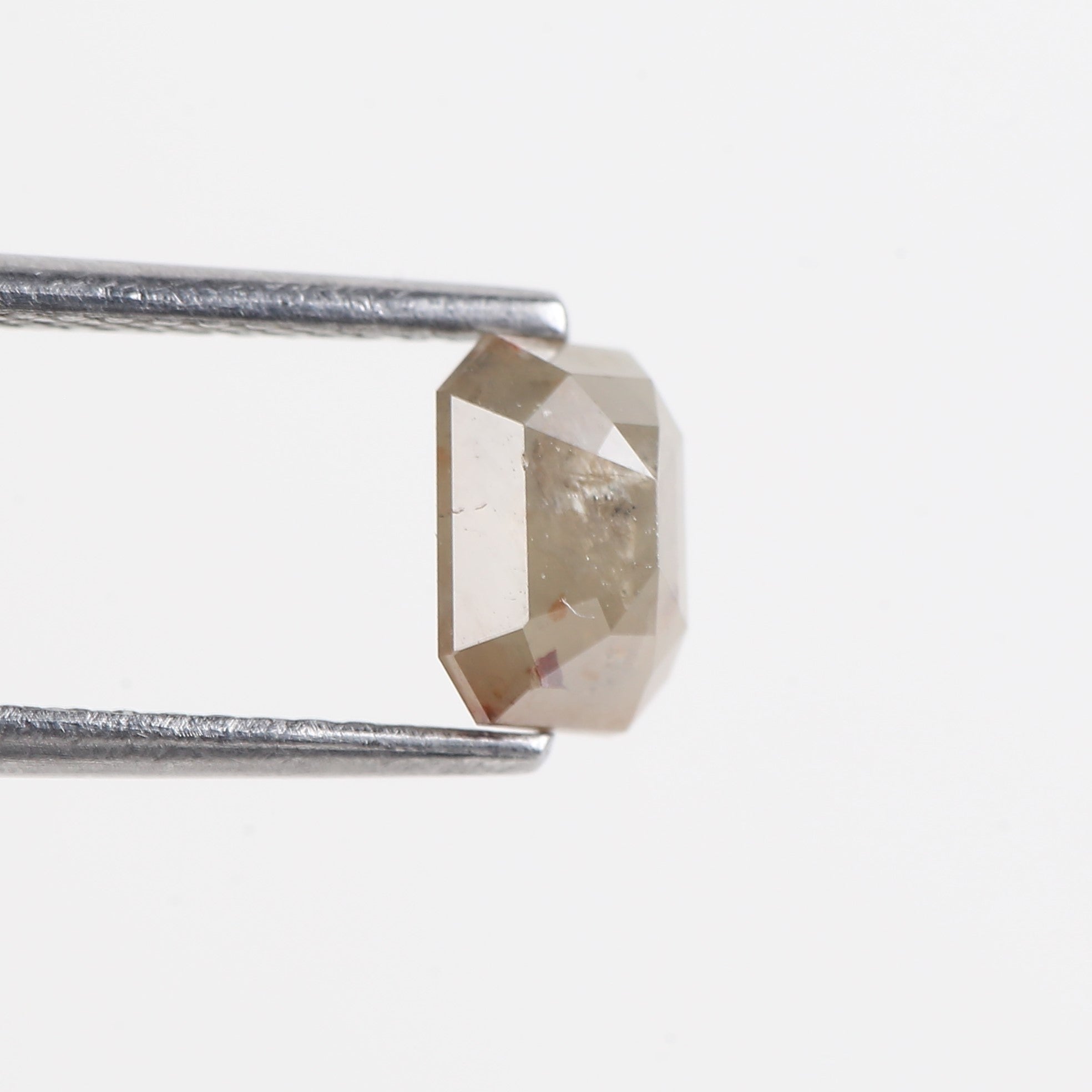 1.16 Carat Brown Emerald Cut Natural Diamond Rustic Loose Diamond 6.60 MM
