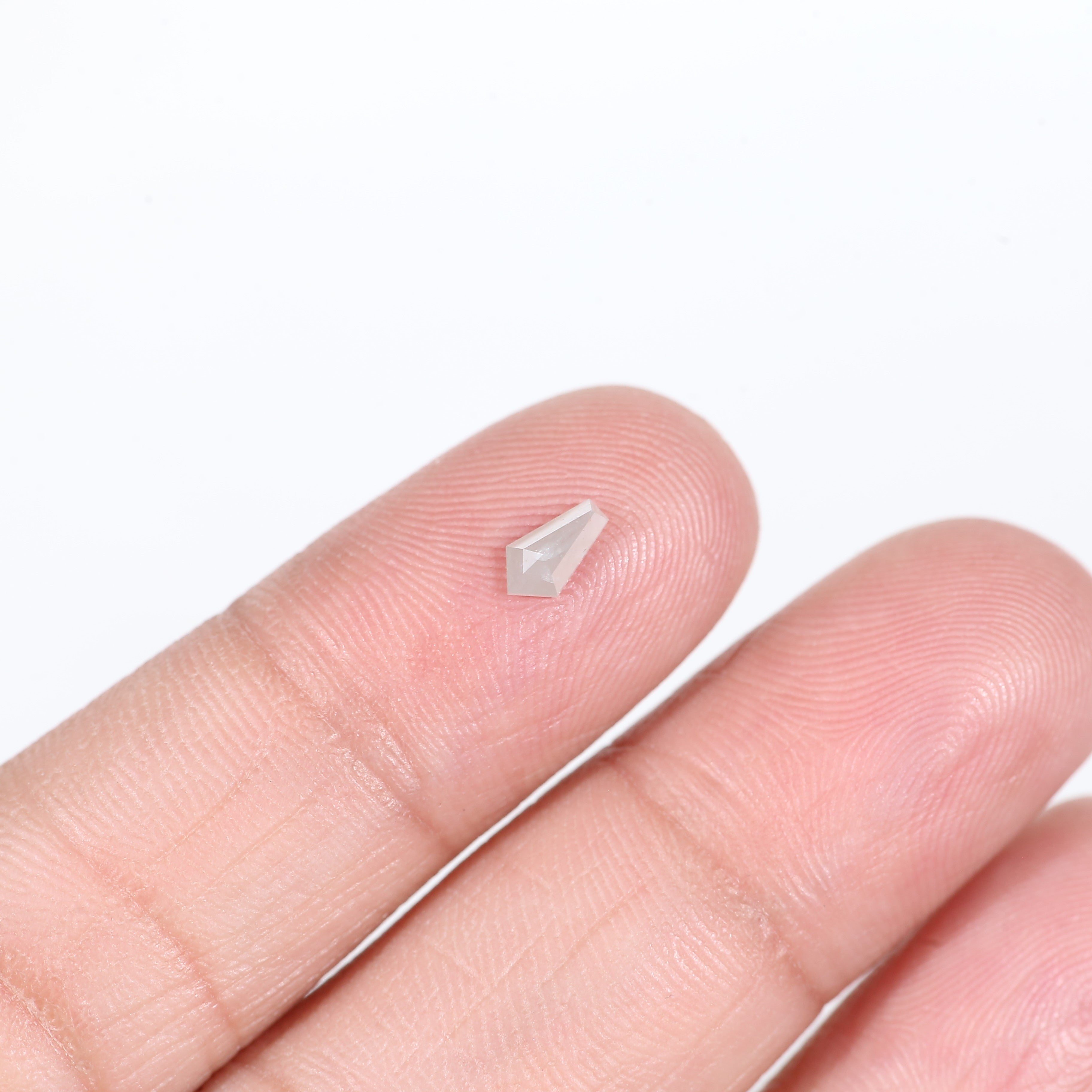 0.25 Carat Natural Grey Kite Salt Pepper Diamond 5.8 MM
