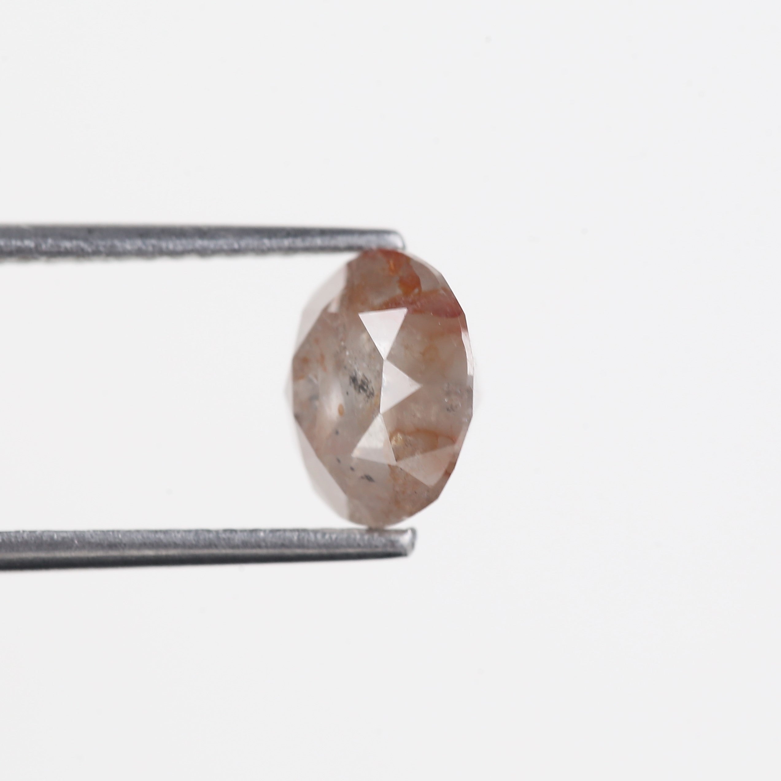 2.22 Carat Round Salt and Pepper Diamond For Celestial Engagement Rings