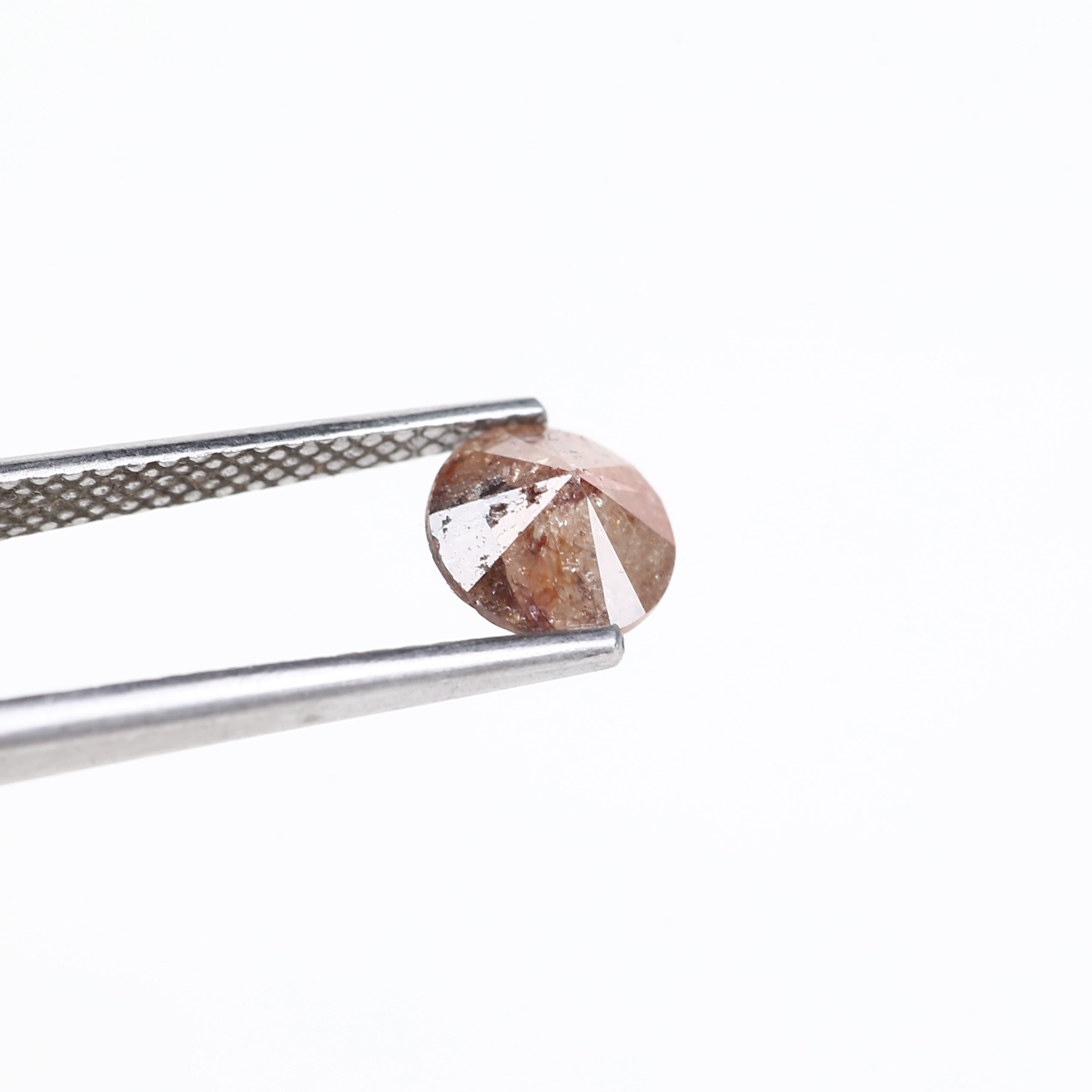 0.88 Carat Natural Salt And Pepper Round Diamond 6.15 MM