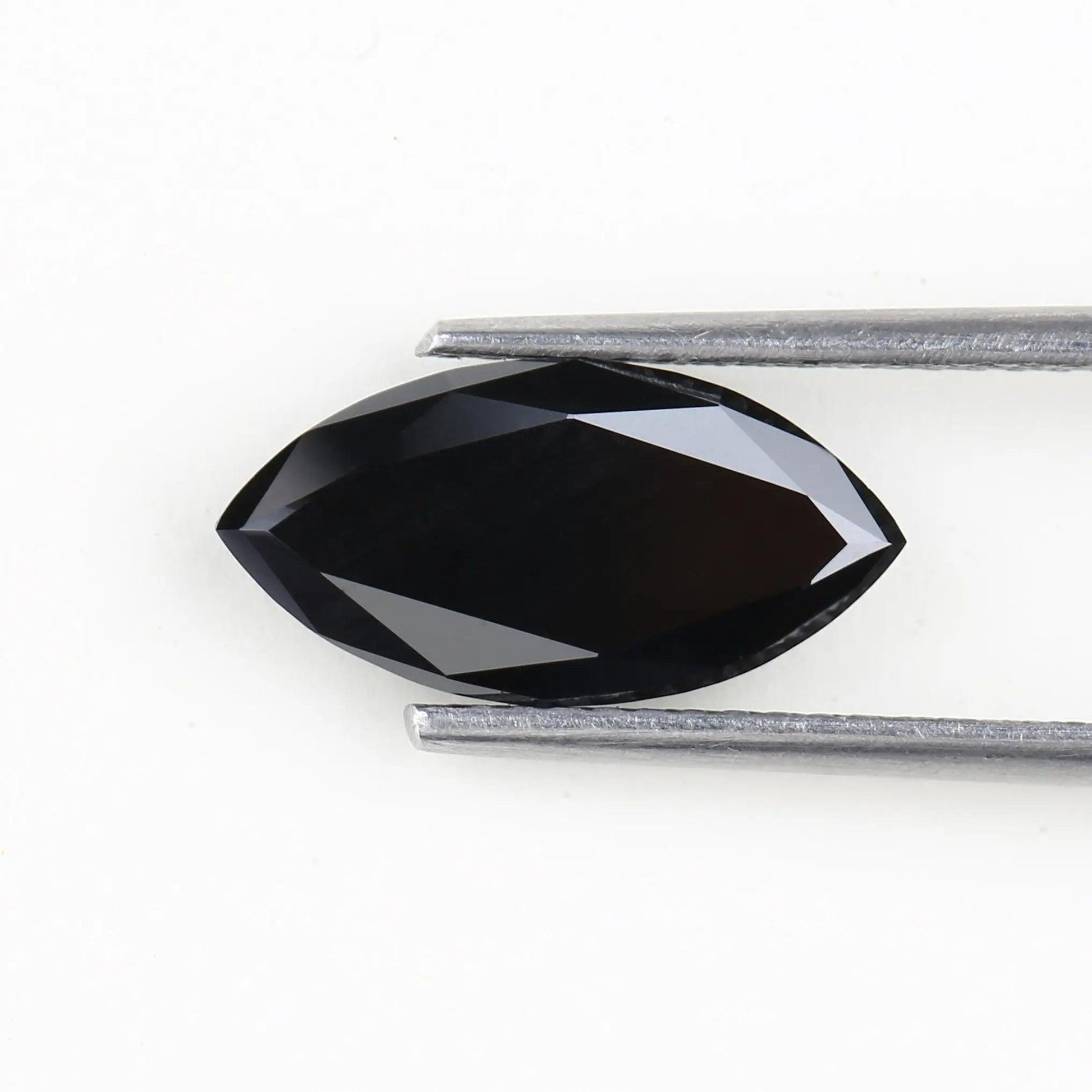 fancy marquise diamond black