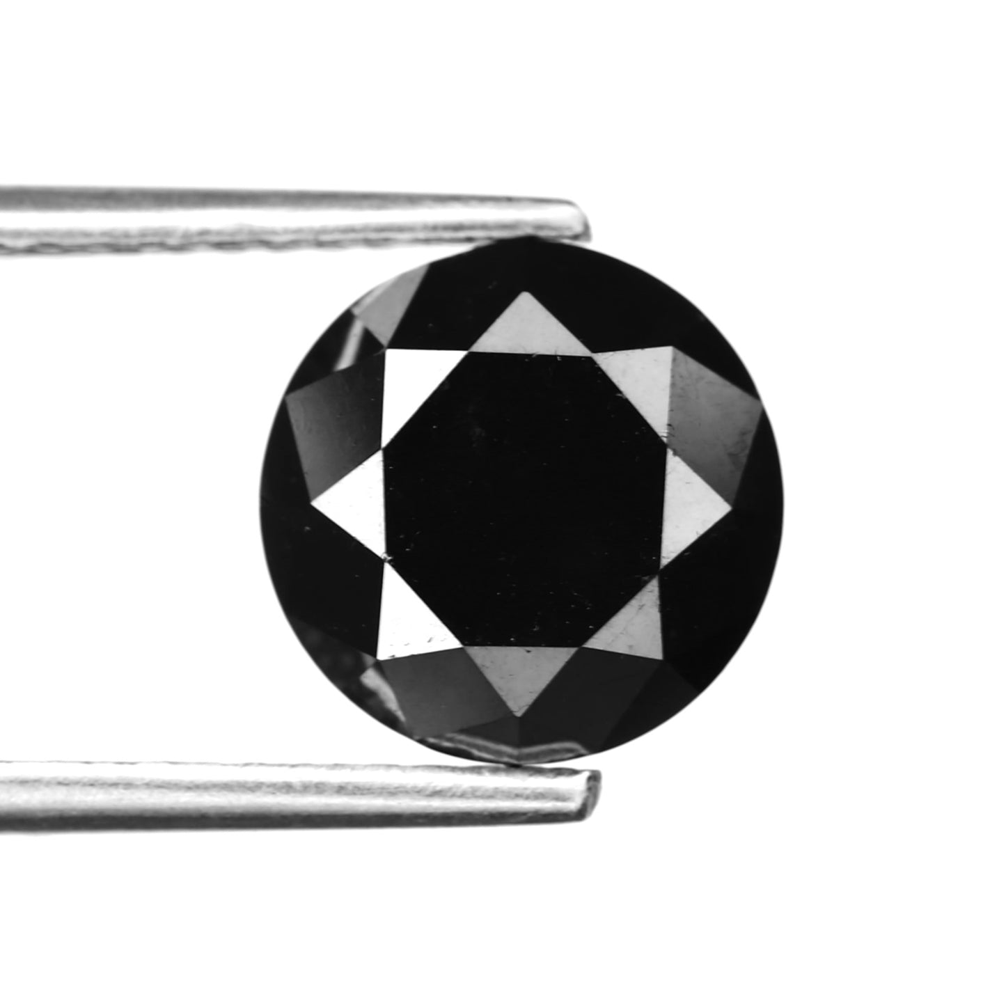 Round Brilliant Cut Fancy Natural Black Diamond