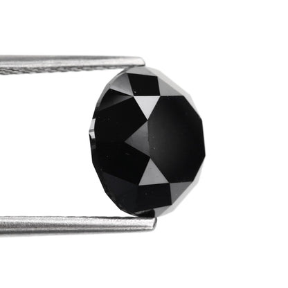 fancy black round diamond