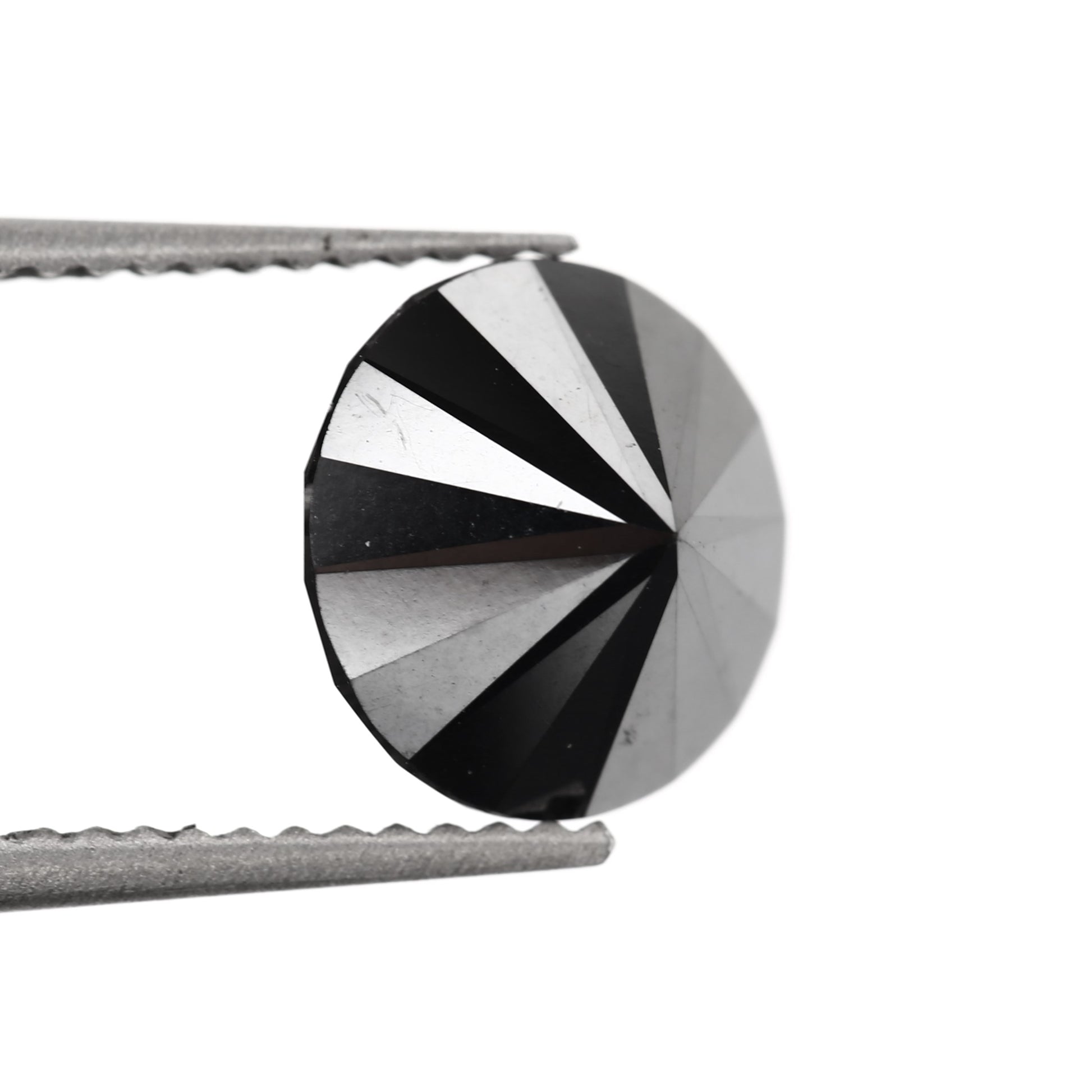 1ct Round Fancy Black Natural Diamond