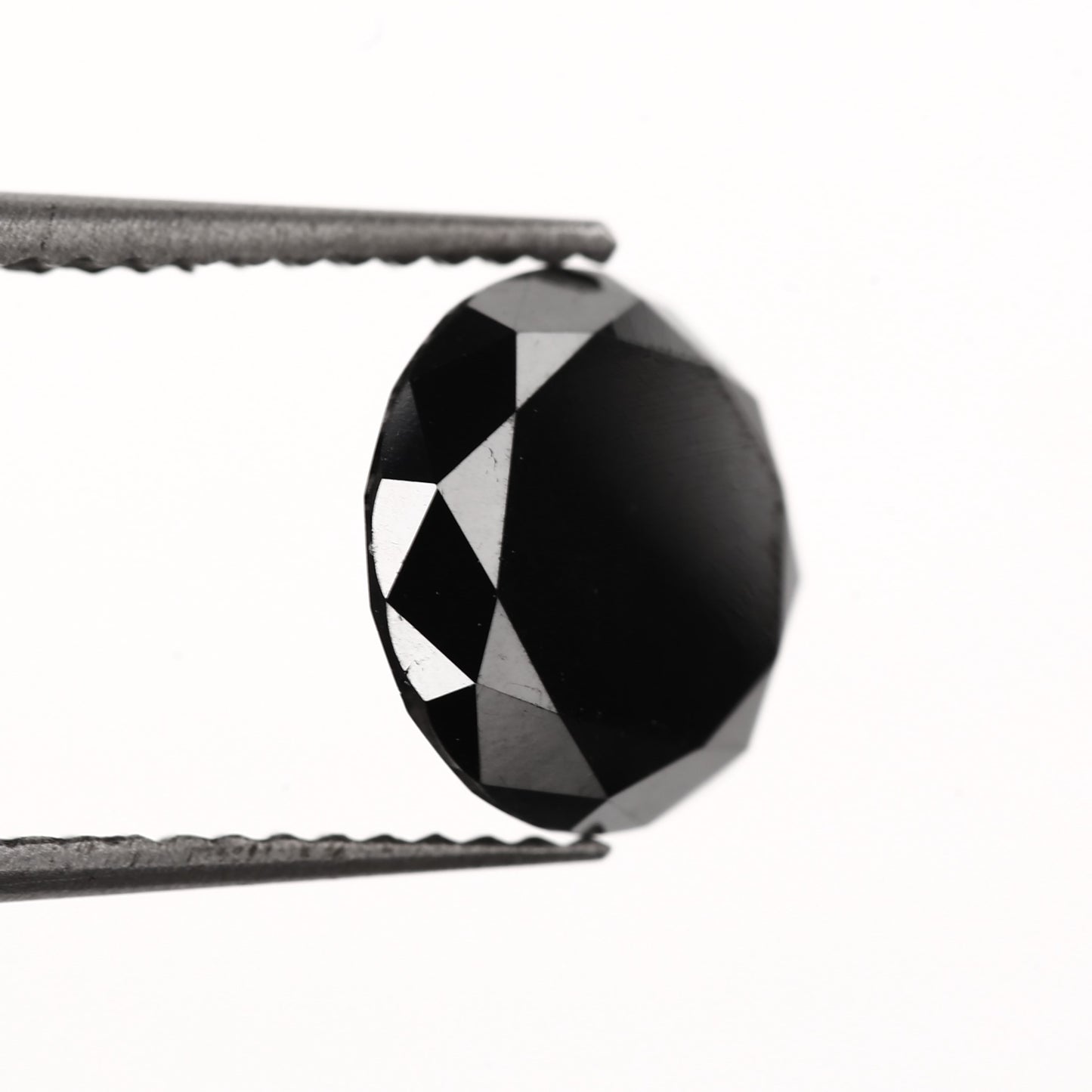 Round Cut Black Natural Loose Diamond