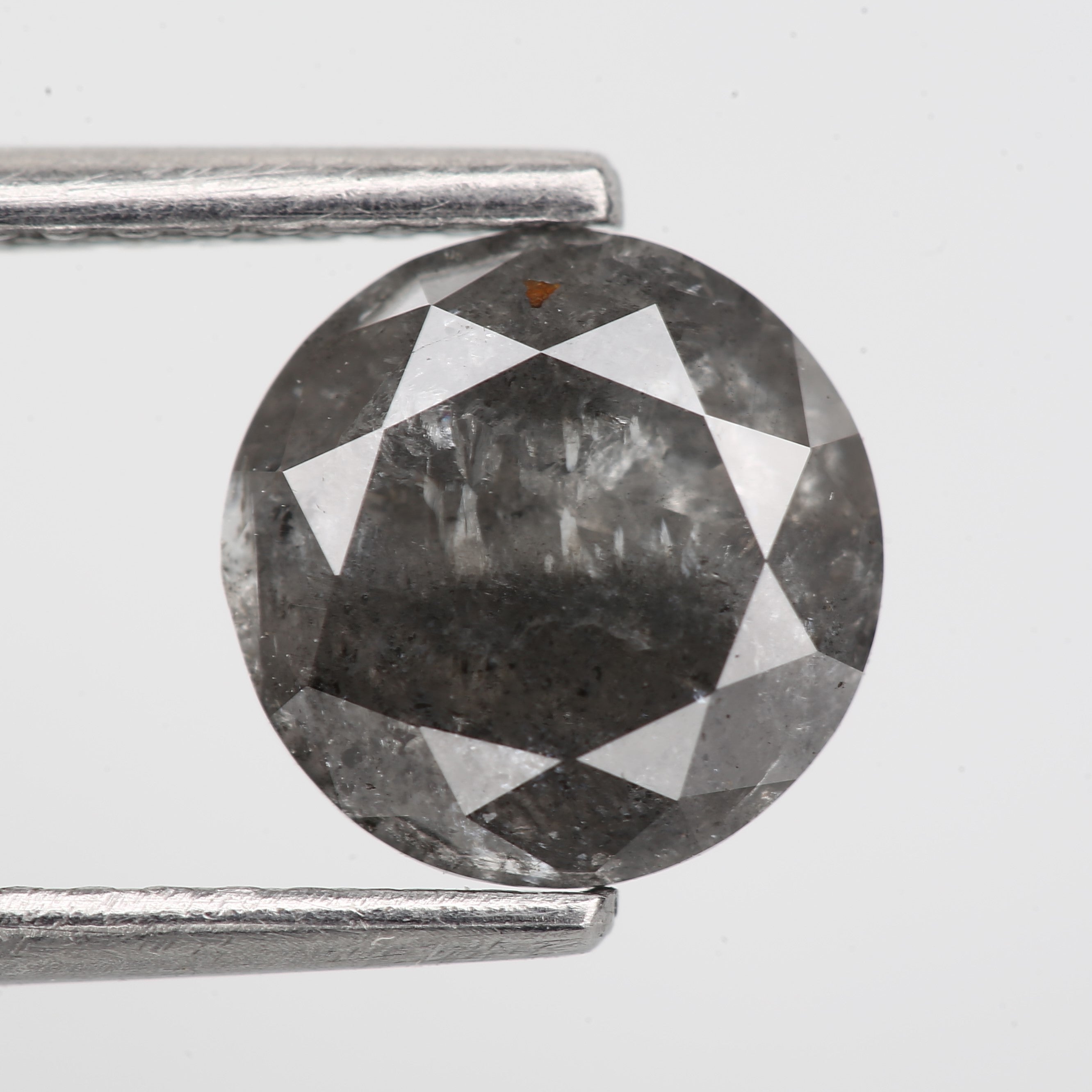 Natural Loose Round Salt And Pepper Diamond Black Grey Color 0.30 CT 4.40 MM Round Brilliant shops Cut Diamond N1502