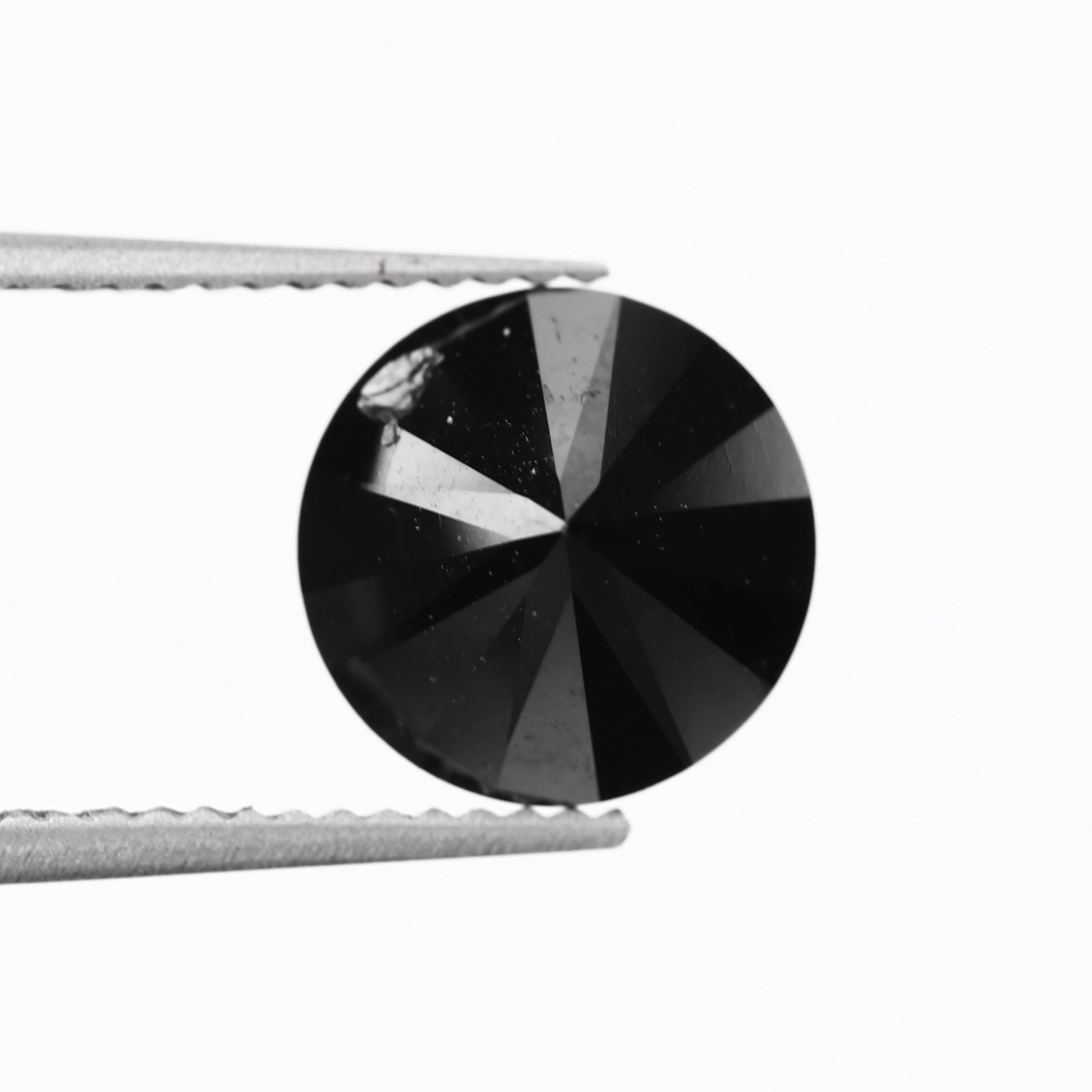 fancy black round diamond