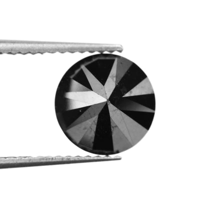 round black loose diamond natural