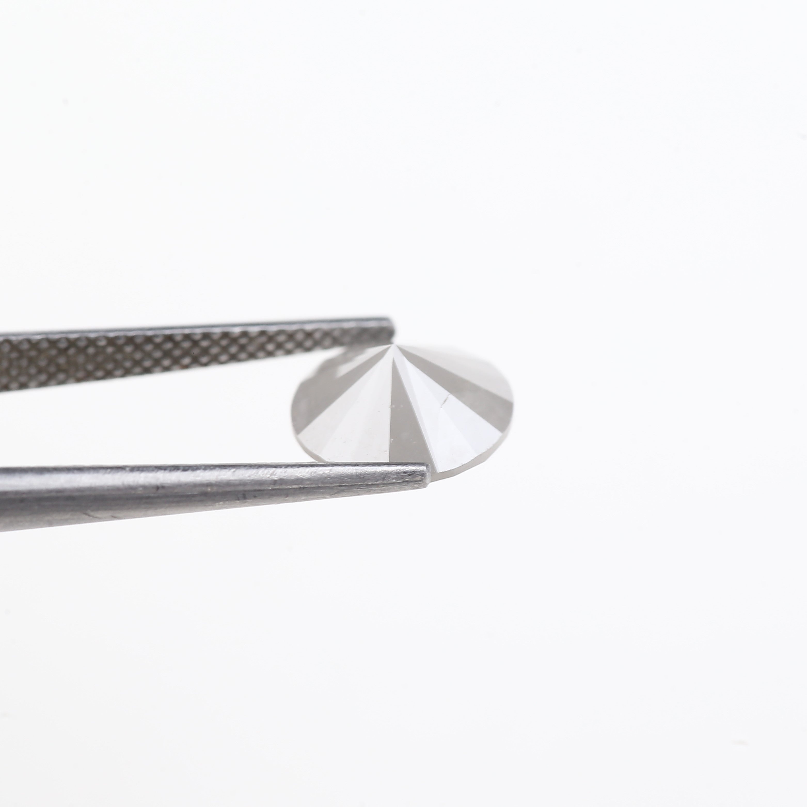 2.80 Carat Fancy Gray Round Brilliant Cut Salt and Pepper Diamond 9.30 MM