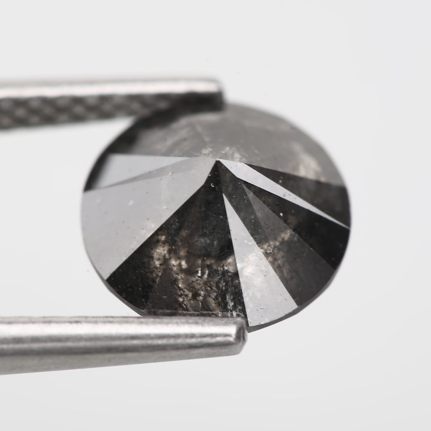 1.57 Carat Fancy Black Round Cut Natural Loose Diamond 7.5 MM - Blackdiamond