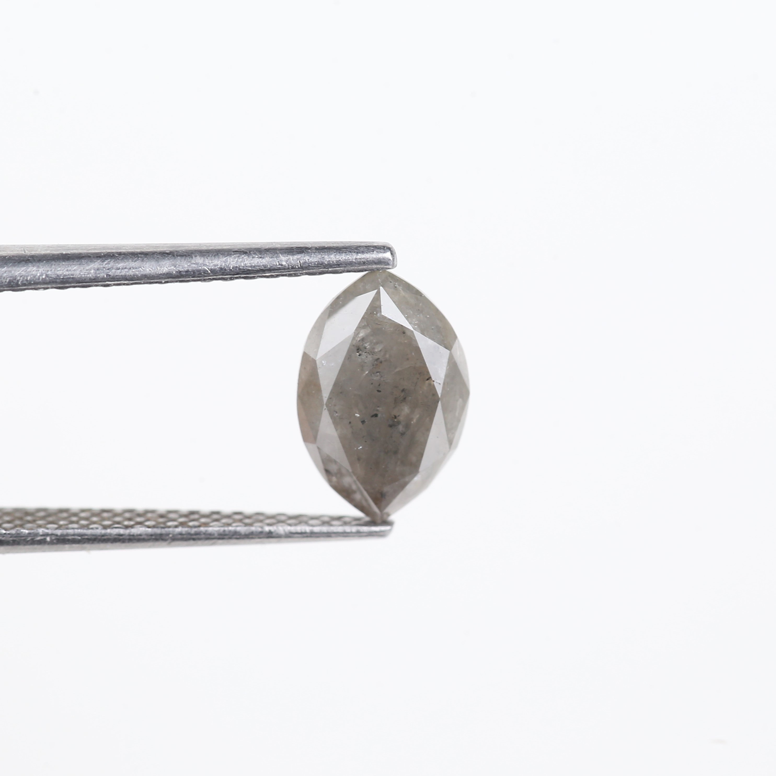 1.76 Carat Gray Salt and Pepper Diamond Marquise 9.79 MM