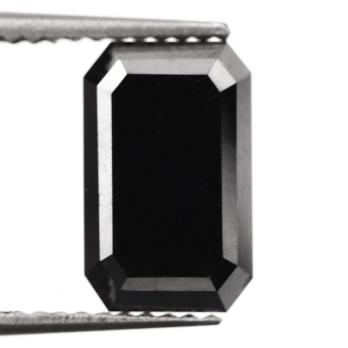 3 ct black emerald natural diamond