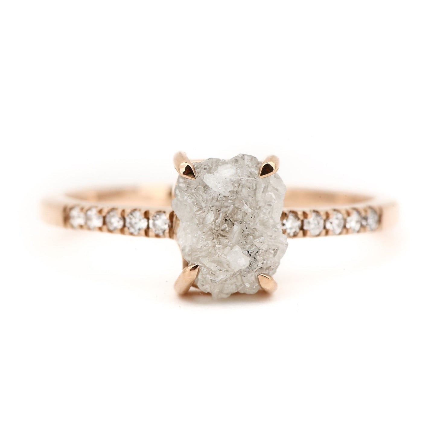 rough diamond ring