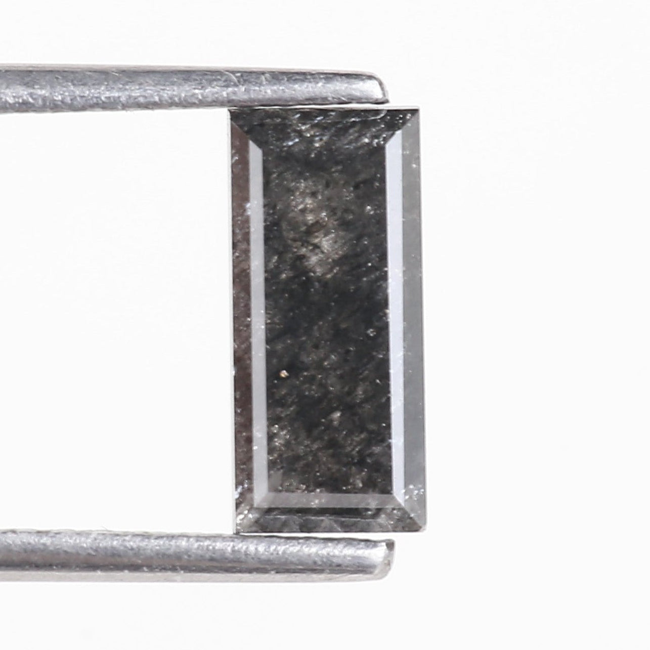 Metallic hair towel rack on a white background