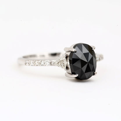 black diamond oval ring