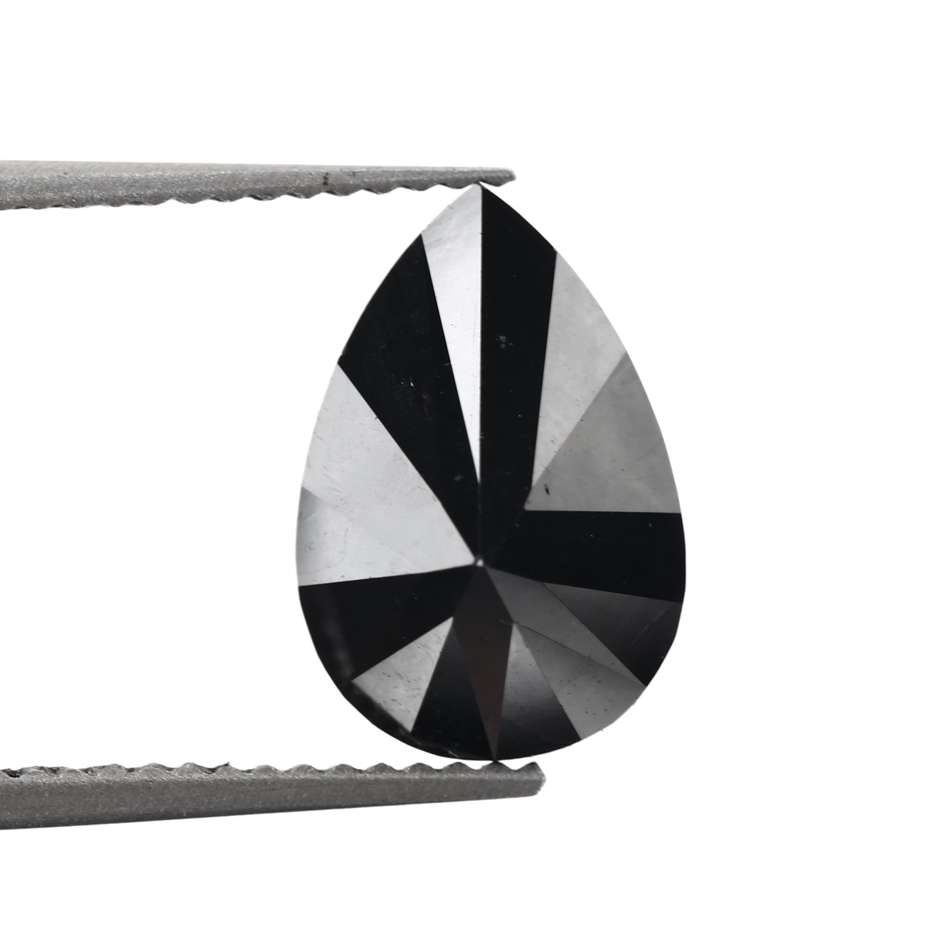 pear black natural diamond