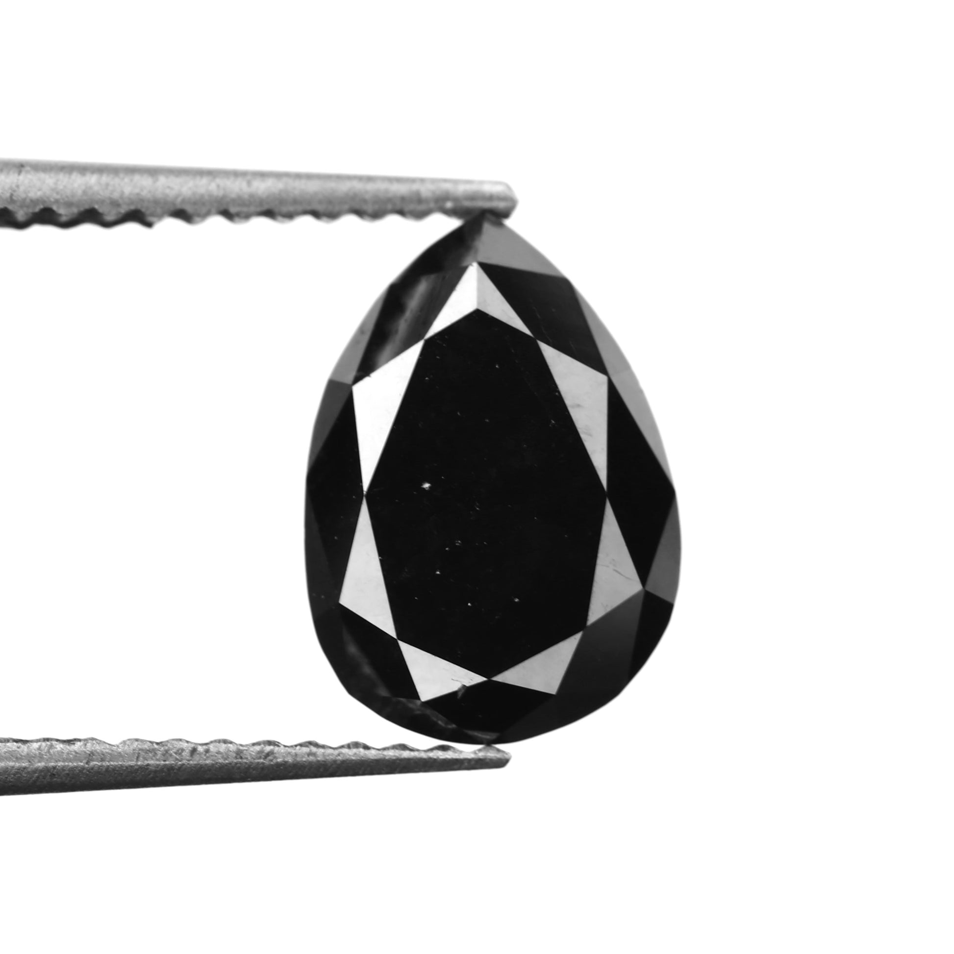 2 ct Pear Black Diamond Ring USA