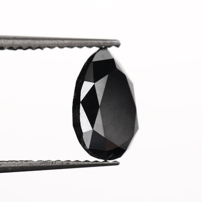 pear black loose diamond fancy