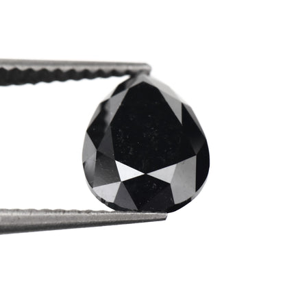 fancy black pear loose diamond