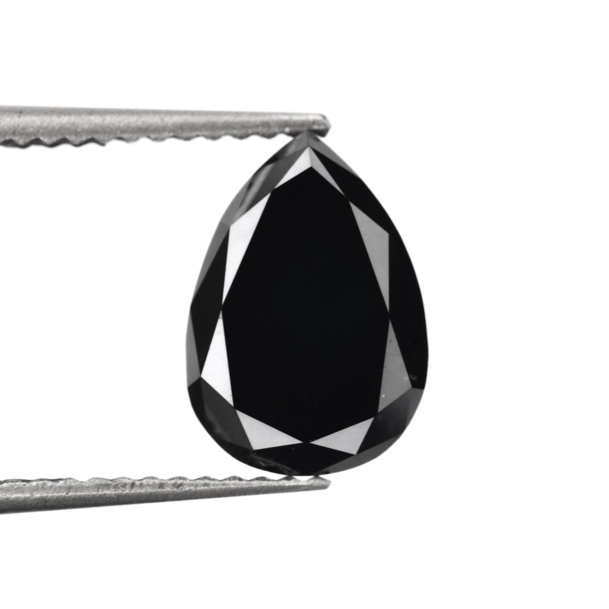 Pear Brilliant Cut Black Diamond