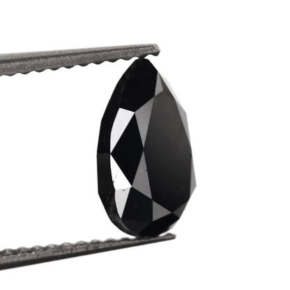 Pear Brilliant Cut Fancy Black Diamond