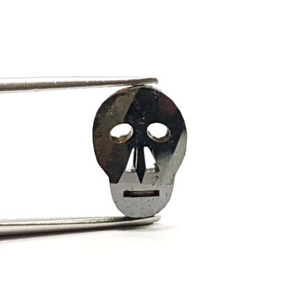 2.11 Carat Skull Shape Black Diamond 10.8 MM