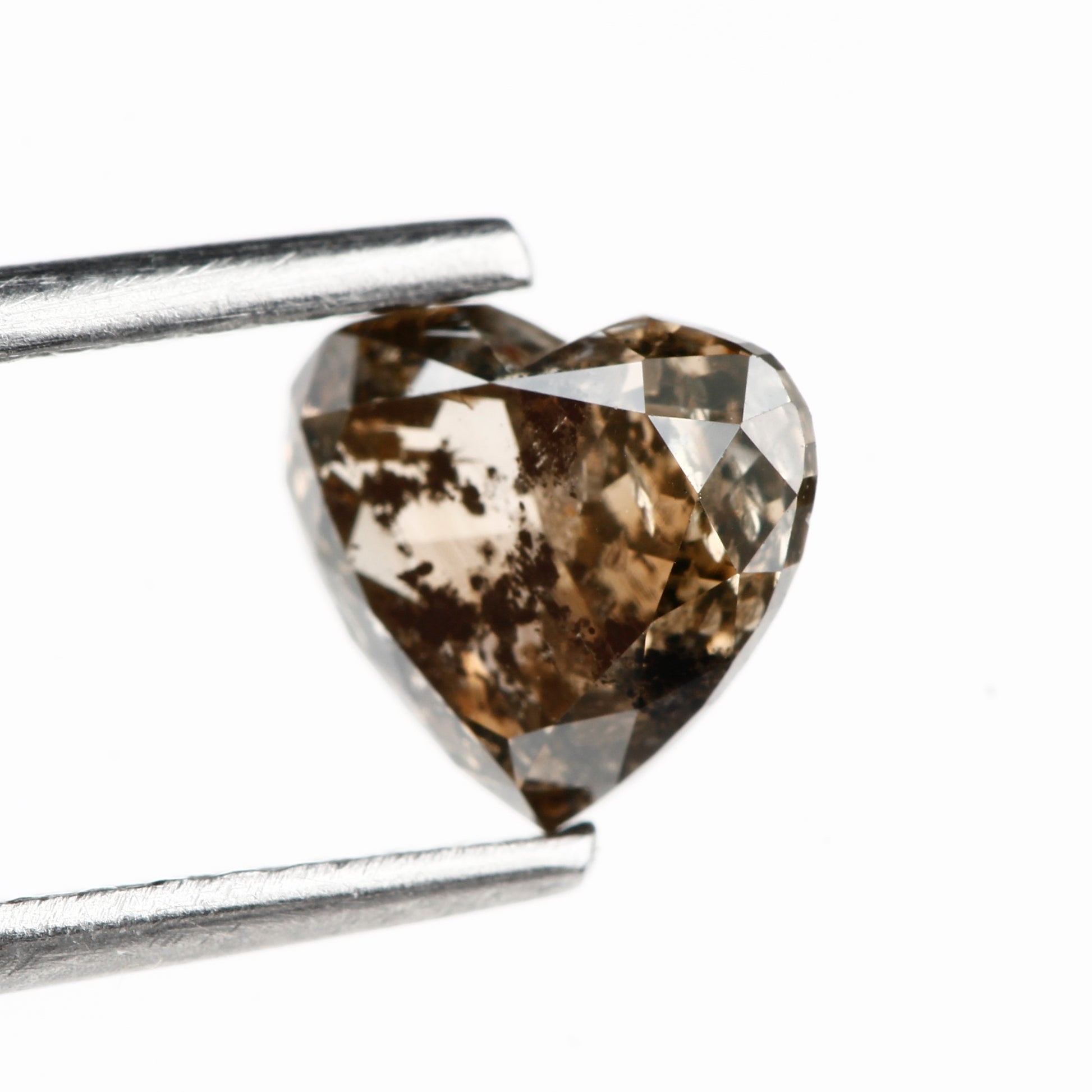 heart diamond fancy brown diamond