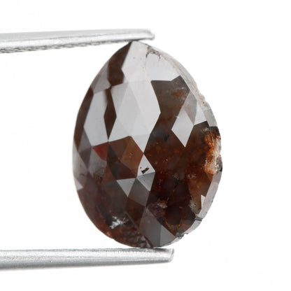 2.59 Carat Natural Red Pear Cut Diamond 12.4 MM