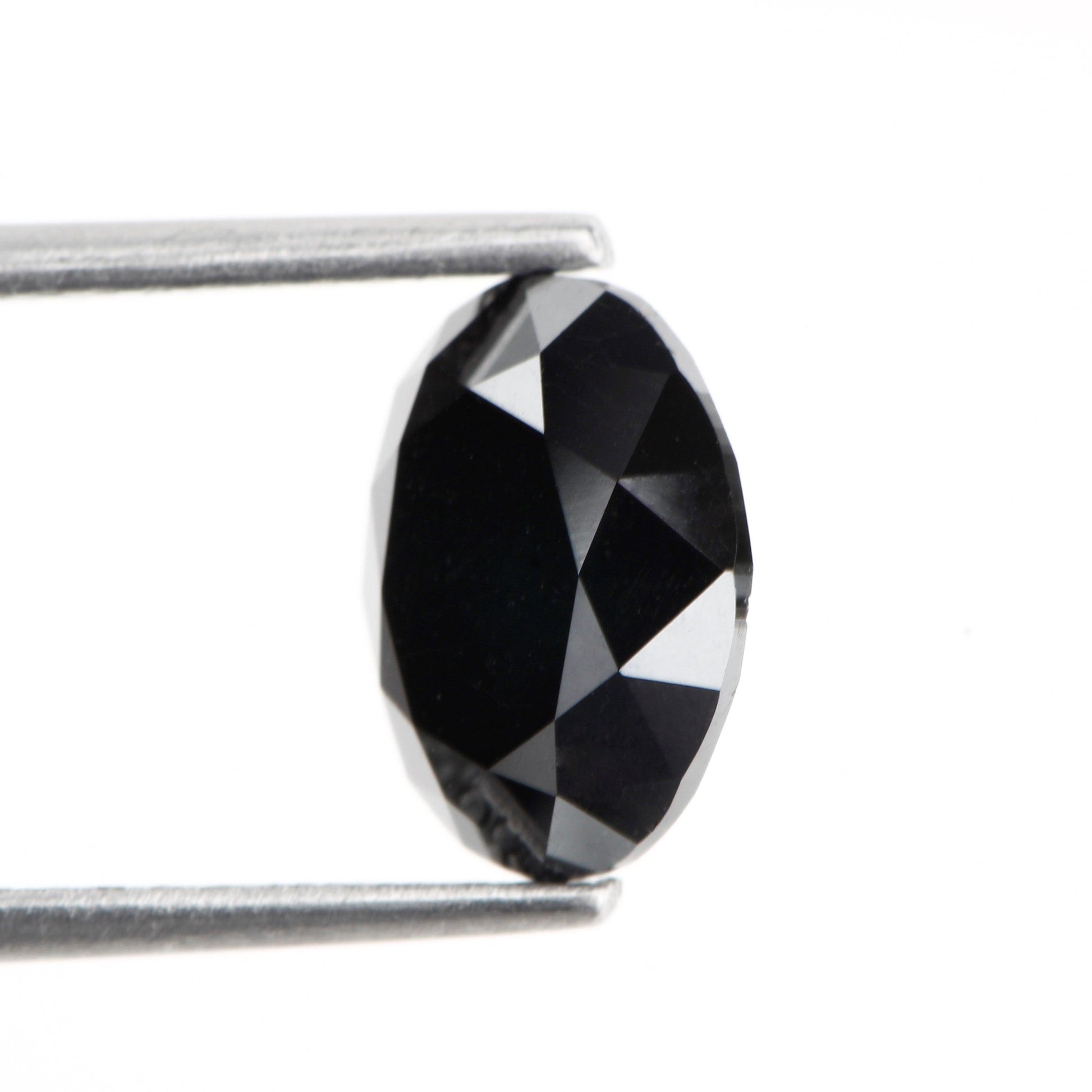 oval loose black diamond
