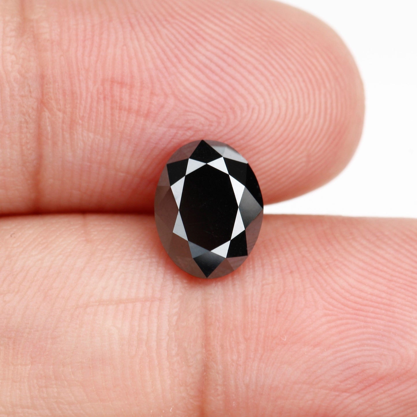 oval black diamond fancy