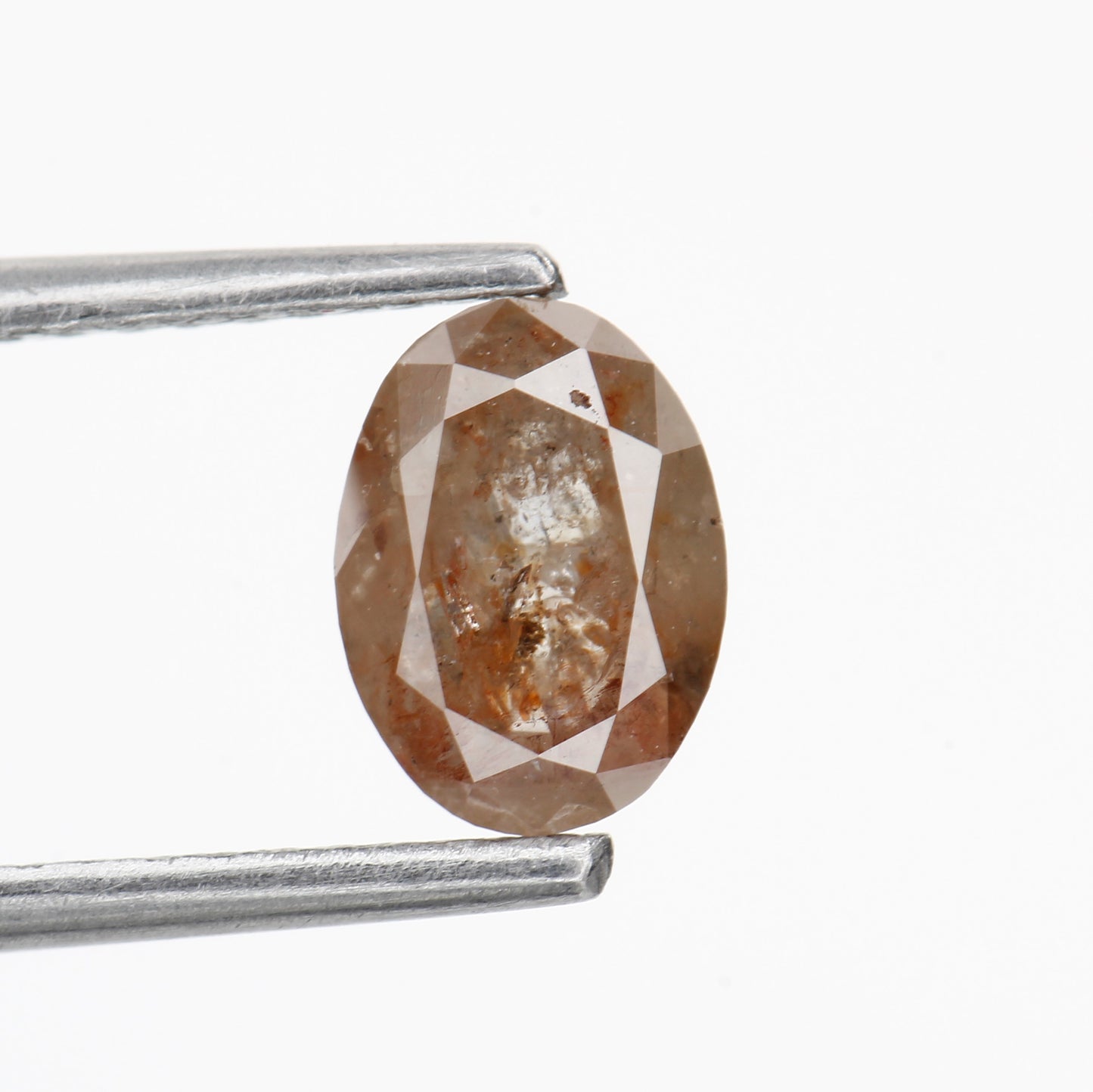 Oval 1 Carat Rose Cut Diamond 6.9 MM