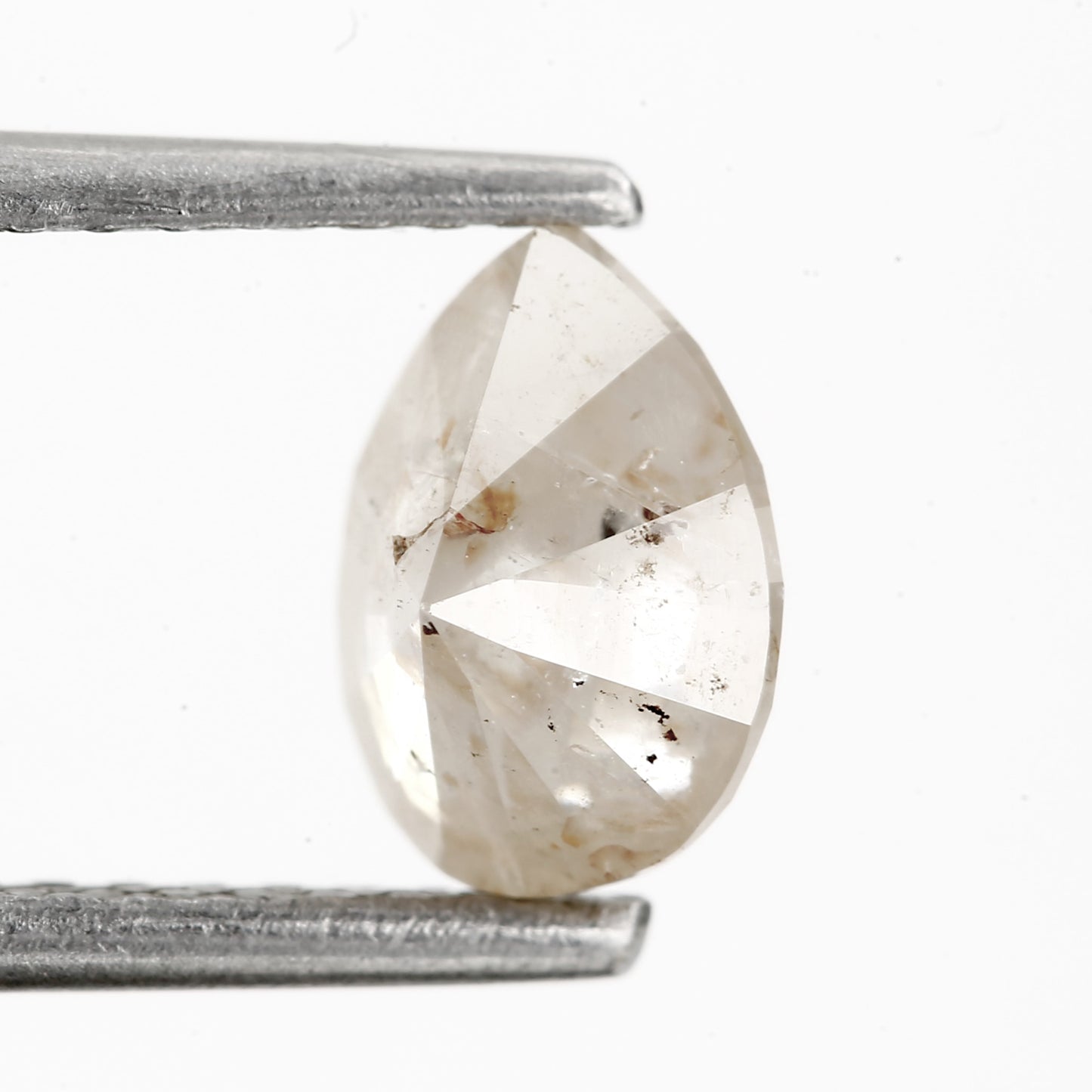 0.93 Carat Fancy Gray Pear Natural Loose Diamond For Ring 7 MM