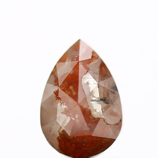 0.55 Carat Natural Fancy Red Rose Cut Pear Diamond SDM951