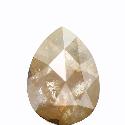 1.12 Carat Natural Pear Rose Cut Rustic Earth Mined Diamond SDM337