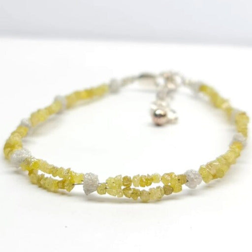 NaturalY ellow Raw Diamond Beads