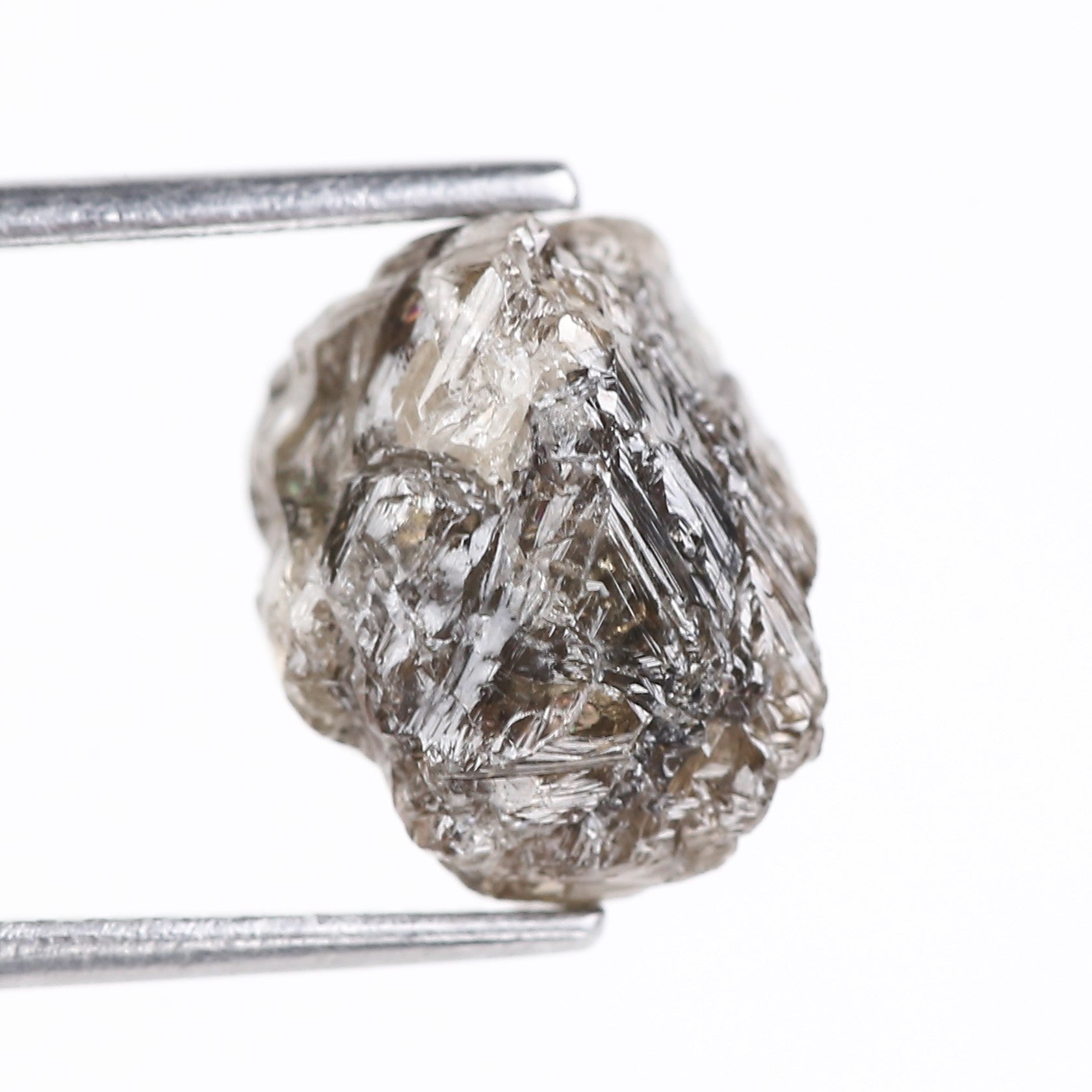 6.08 Carat Natural Brown Crystal Uncut Rough Diamond 10.90 MM